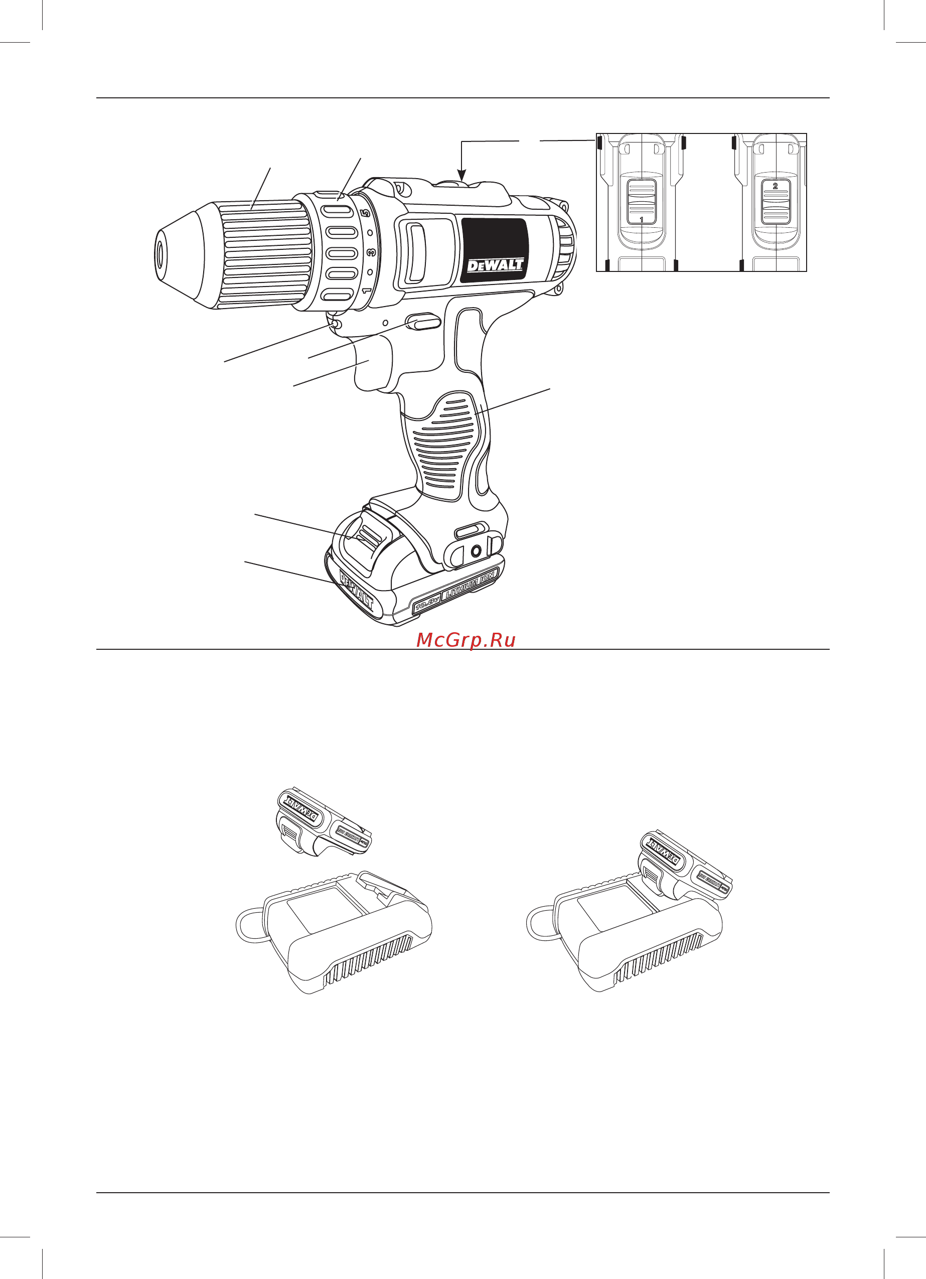 Dewalt DCD710S2 Инструкция по эксплуатации онлайн [2/28] 5036