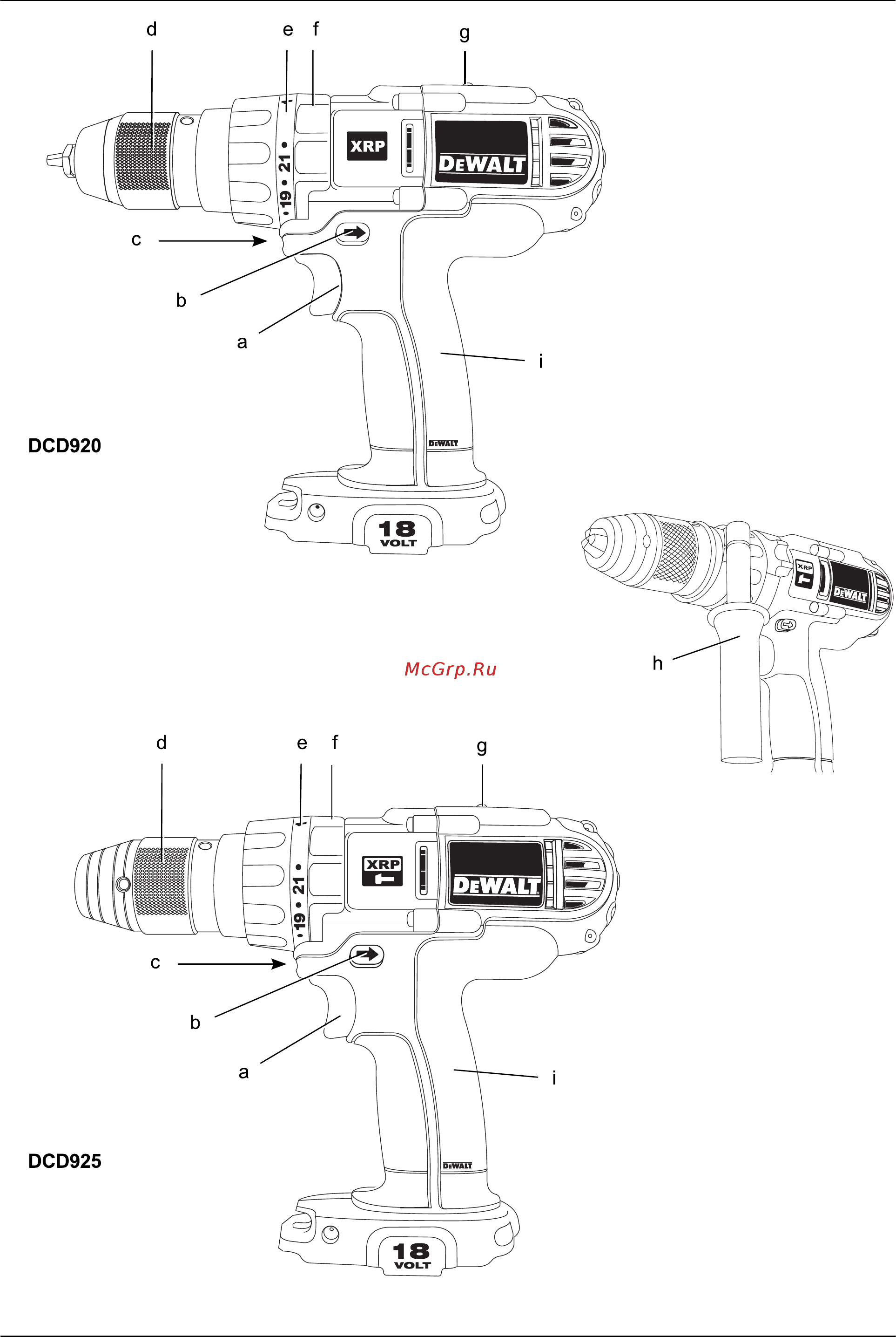 Dewalt DCD945B2 Инструкция по эксплуатации онлайн [2/24] 5075