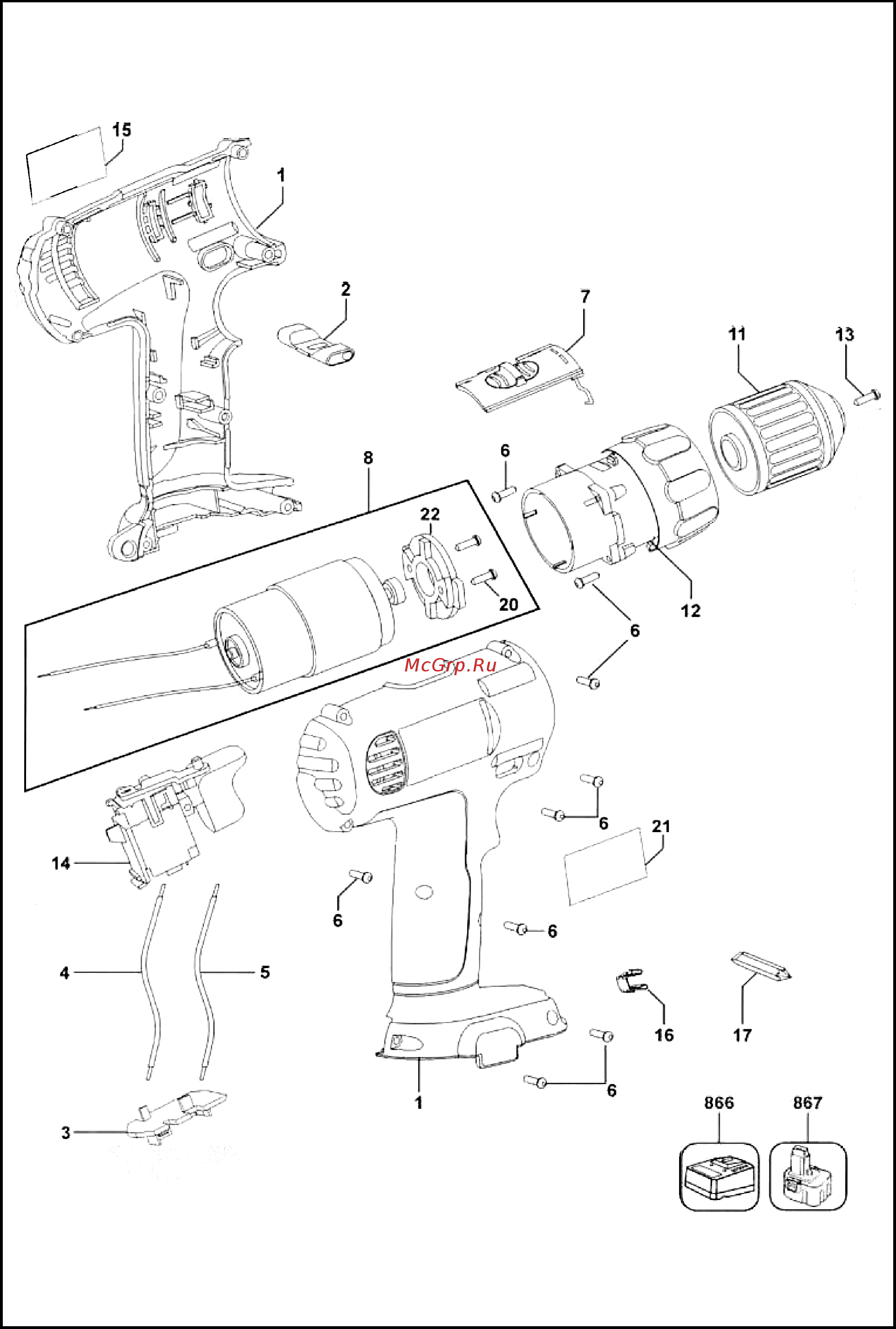 Dewalt DC740KAT Инструкция по эксплуатации онлайн [21/28] 5210