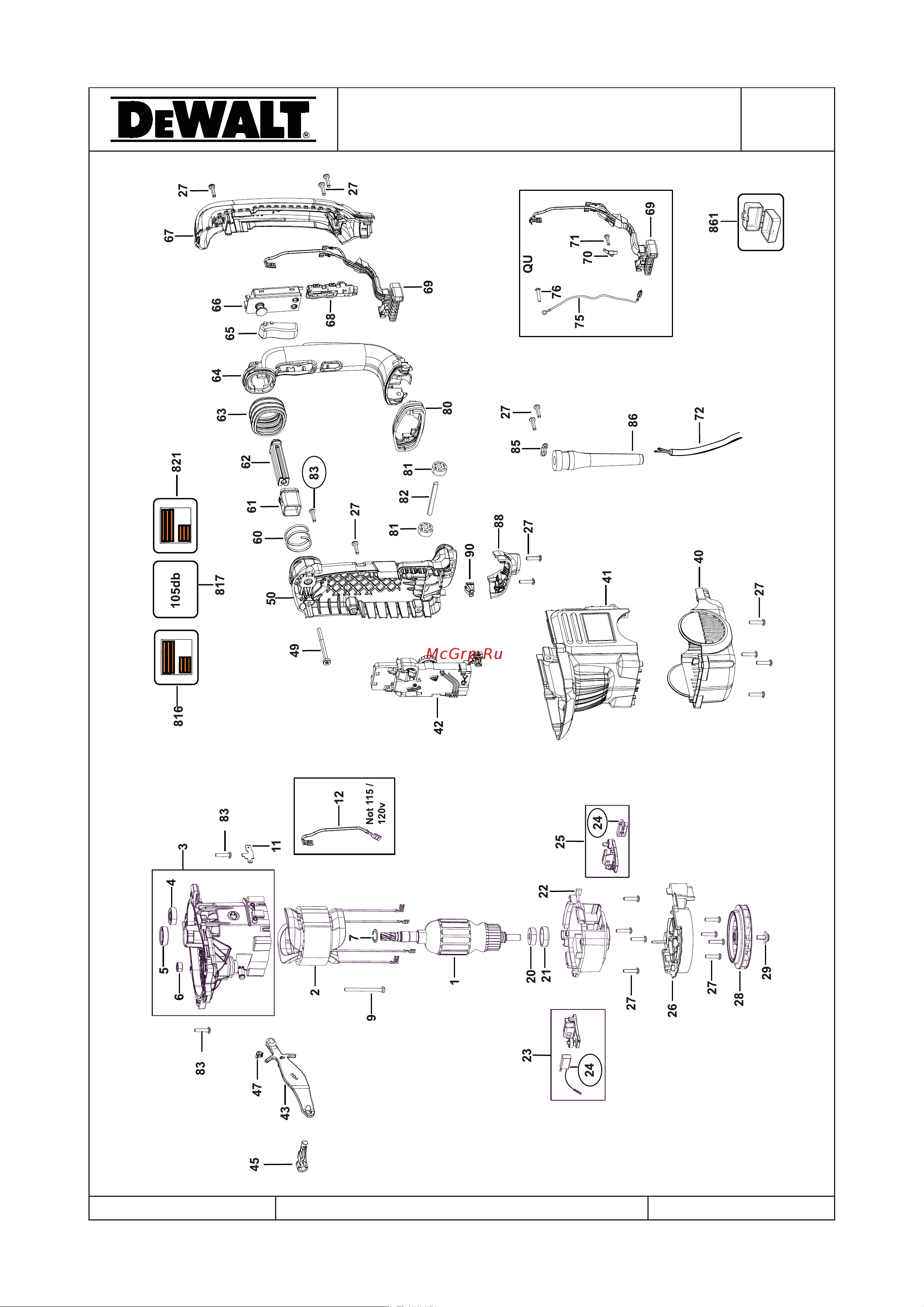 Dewalt D 25601 K [20/24] D25602k d25603k