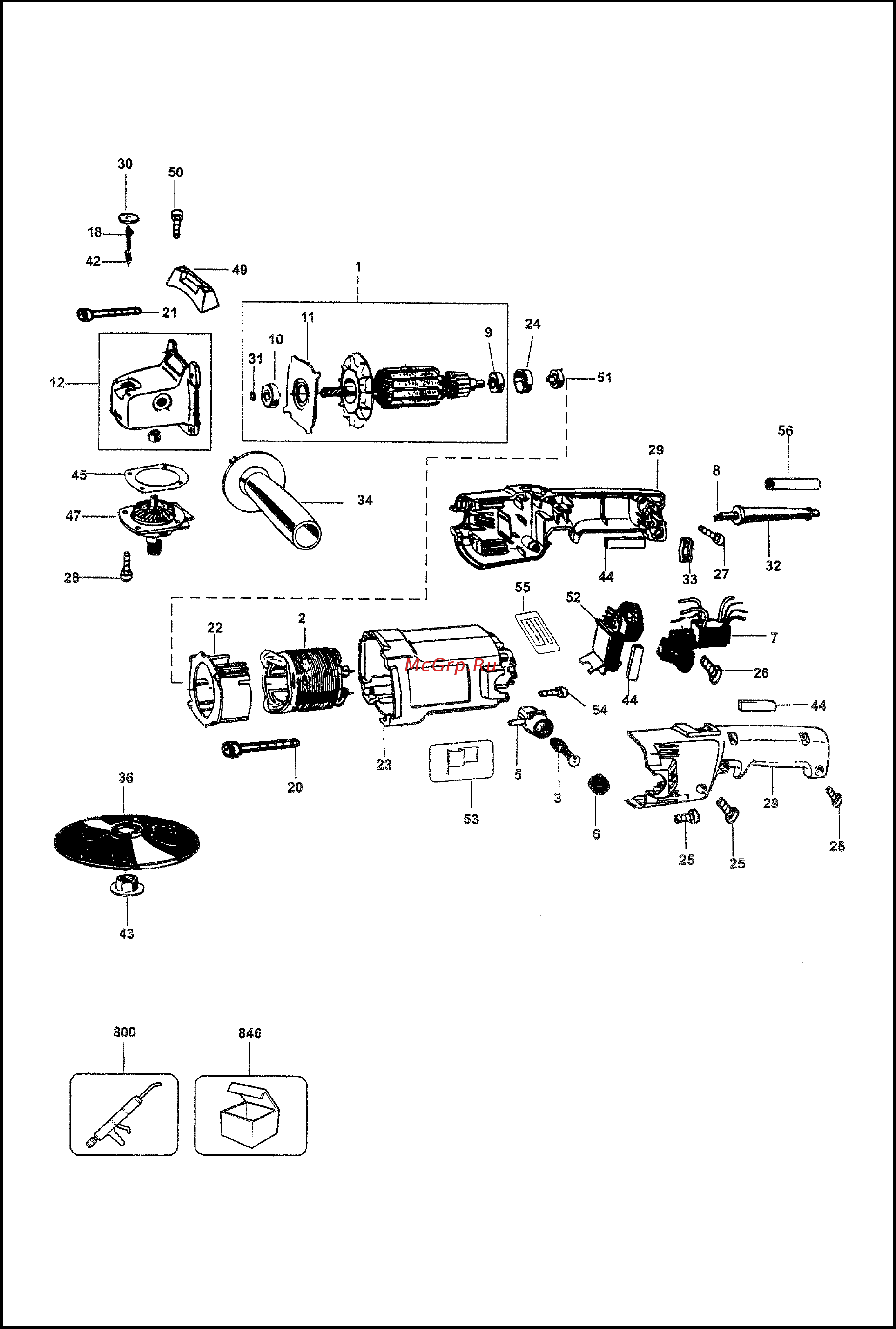 Dewalt DW849 Инструкция по эксплуатации онлайн [11/12] 5731