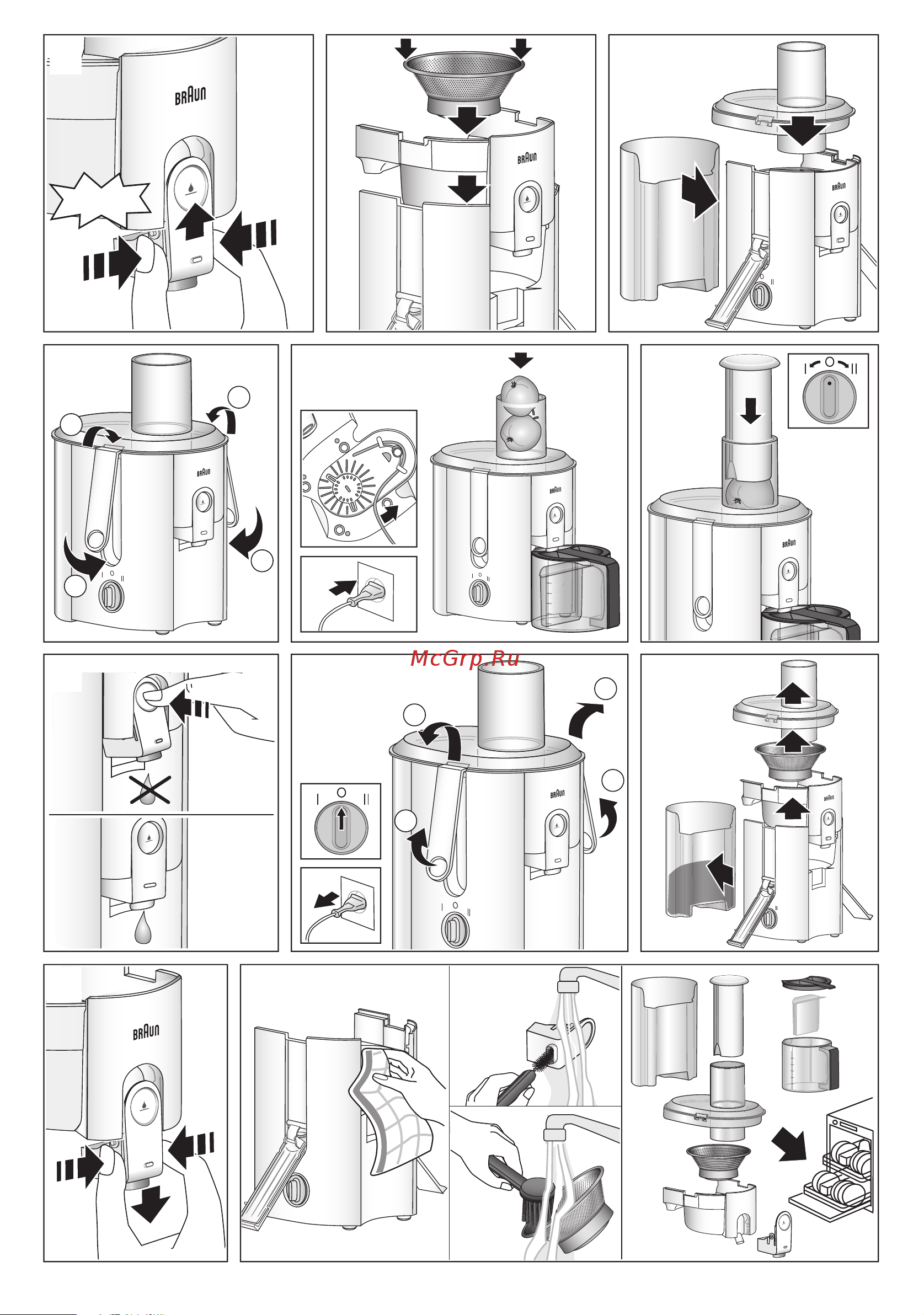 Braun Multiquick 3 J 300 Инструкция по эксплуатации онлайн [4/78] 7403