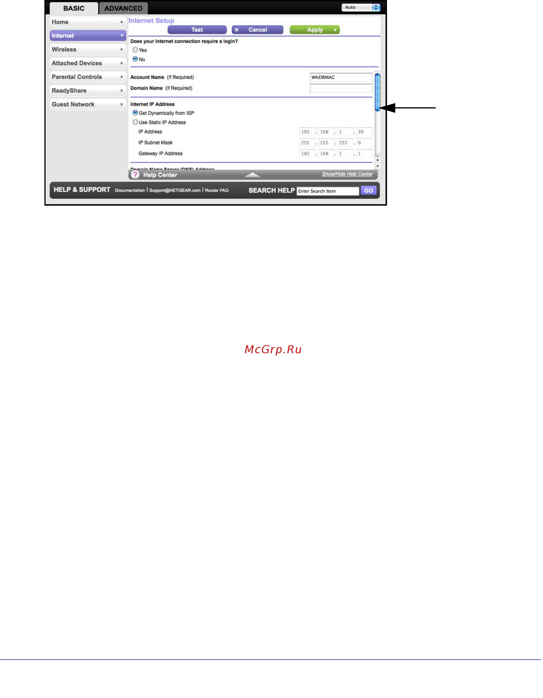Netgear WNDR3800 [22/131] Internet setup