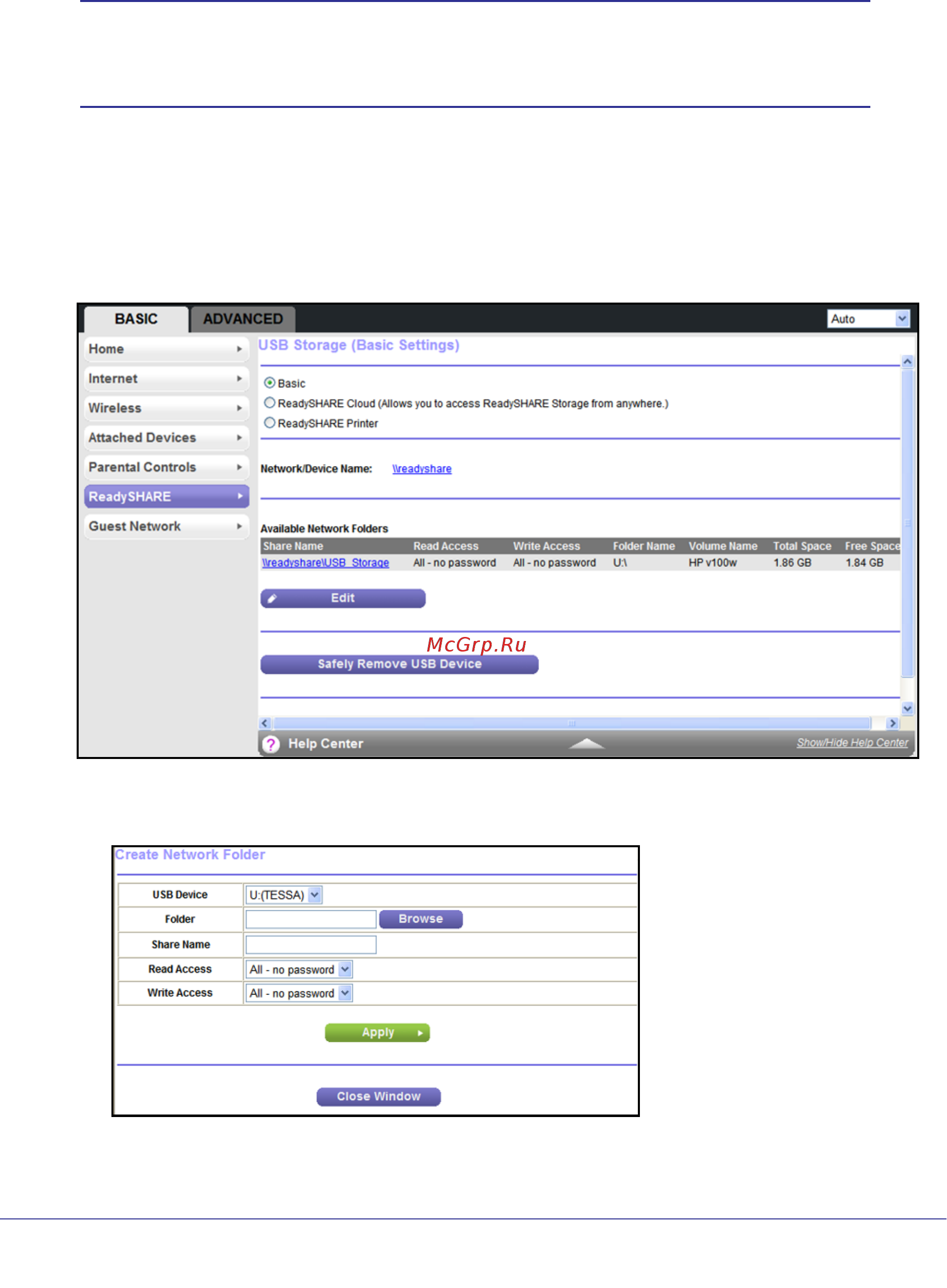 Netgear WNDR3800 [51/131] Add or edit a network folder