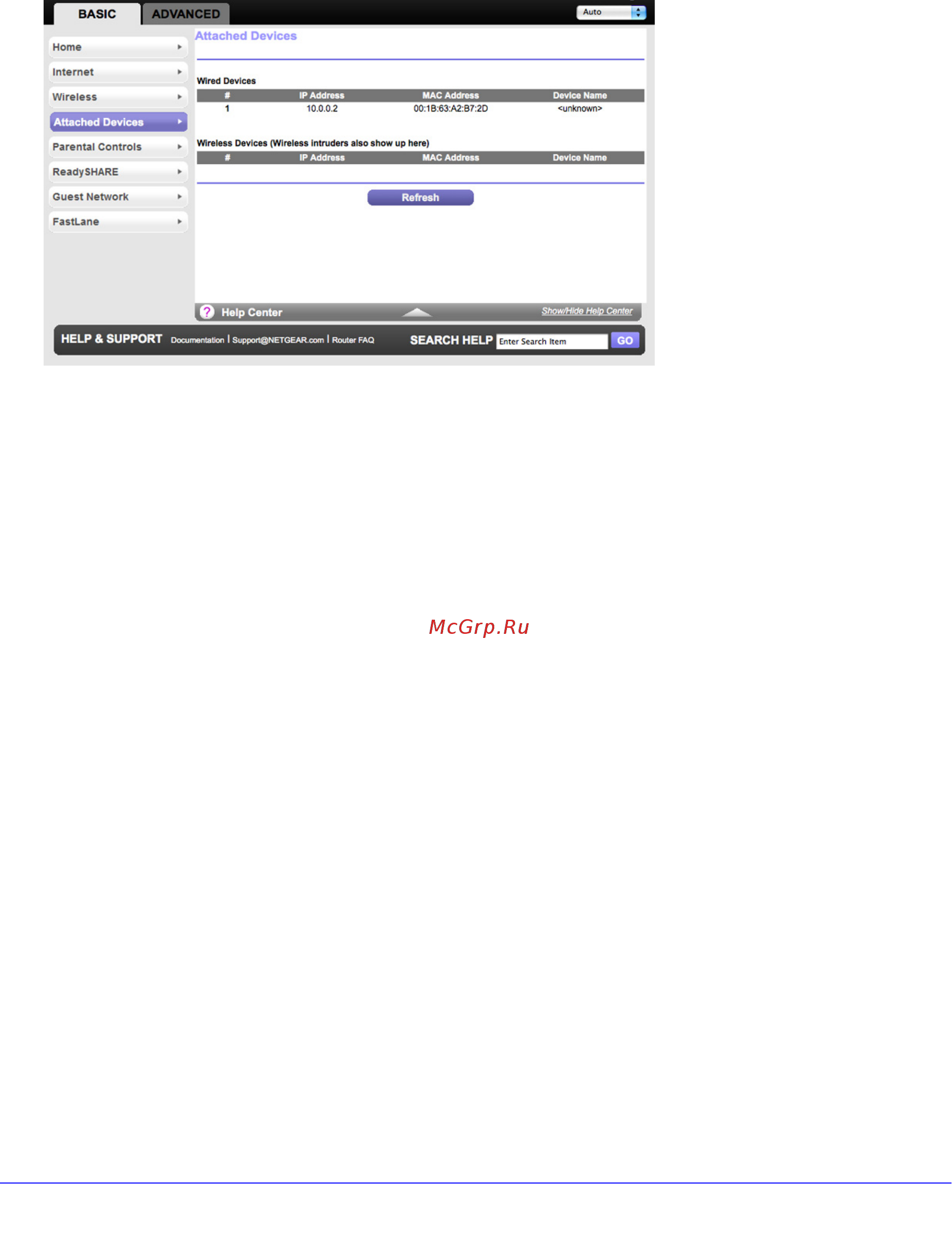 Netgear JNR3210 [21/122] Attached devices