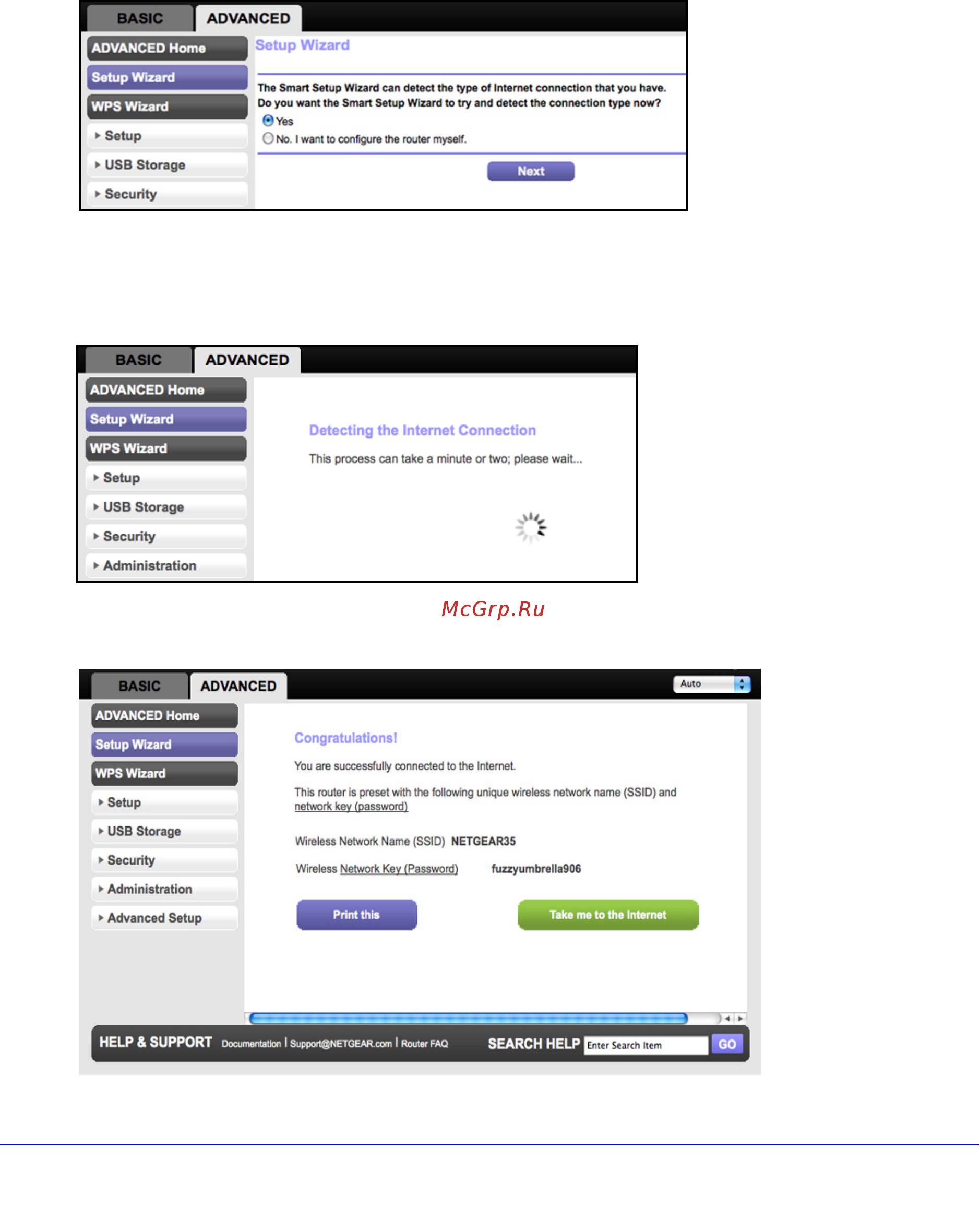 Netgear JNR3210 [31/122] Setup wizard
