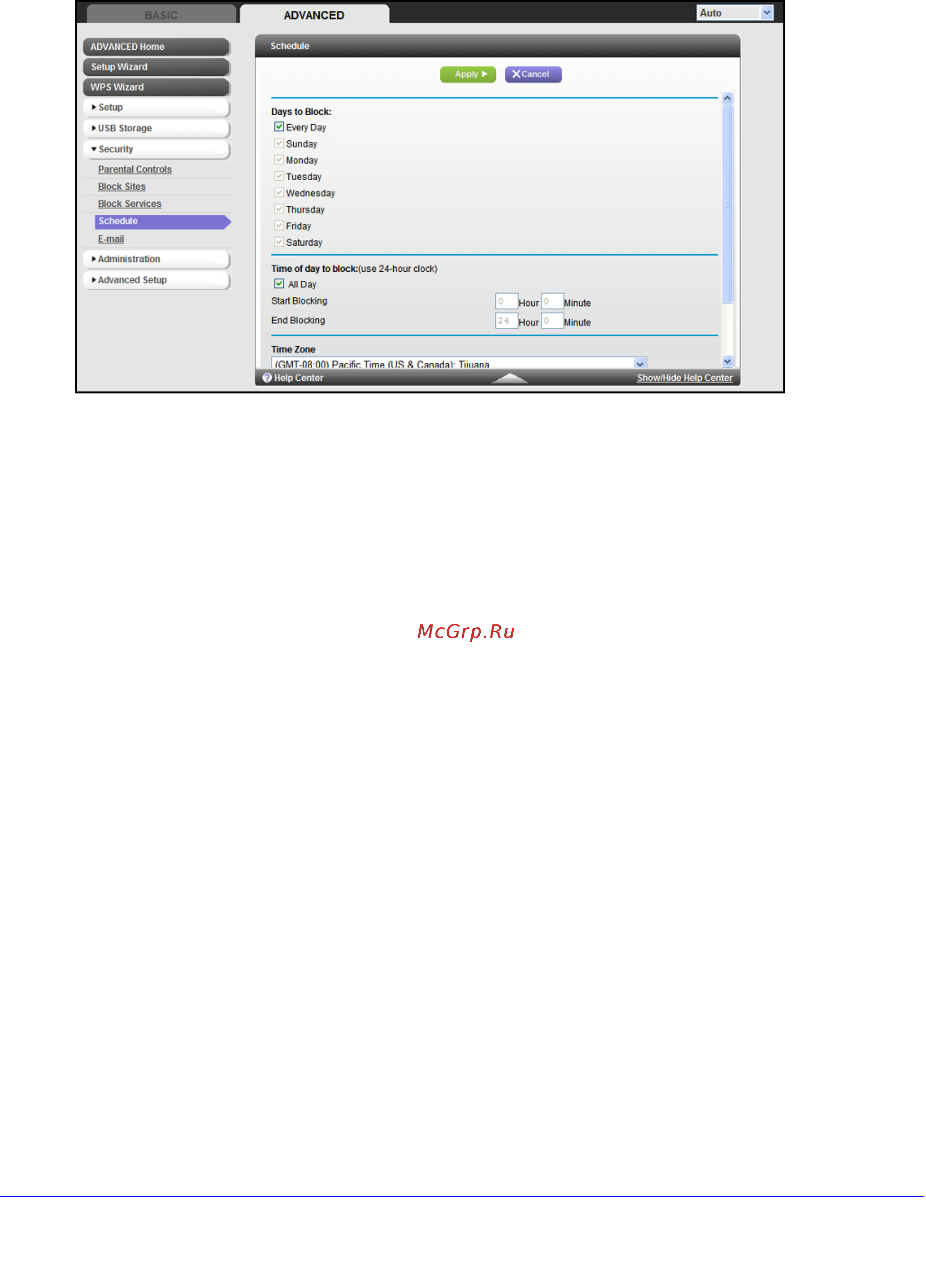 Netgear JNR3210 [68/122] Security event email notifications