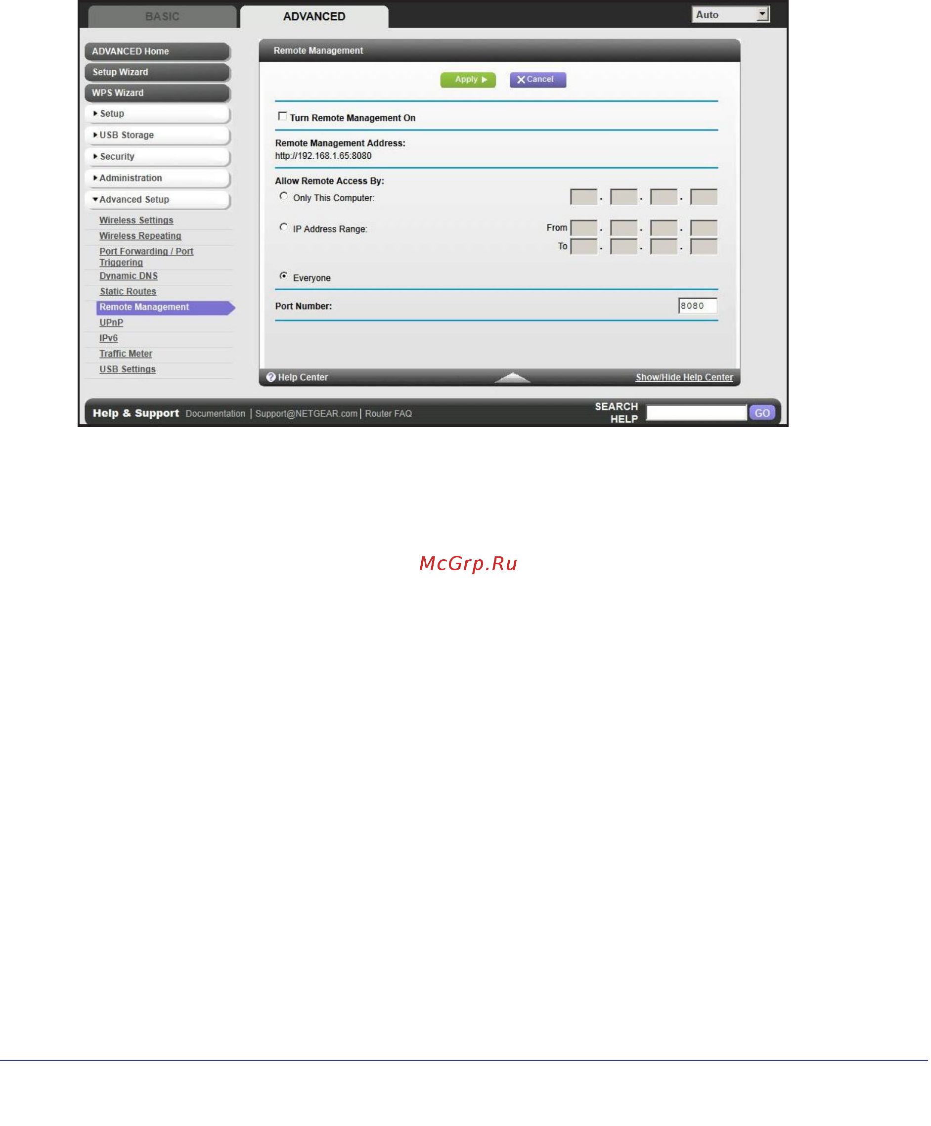 Netgear R6300 [100/127] Remote management