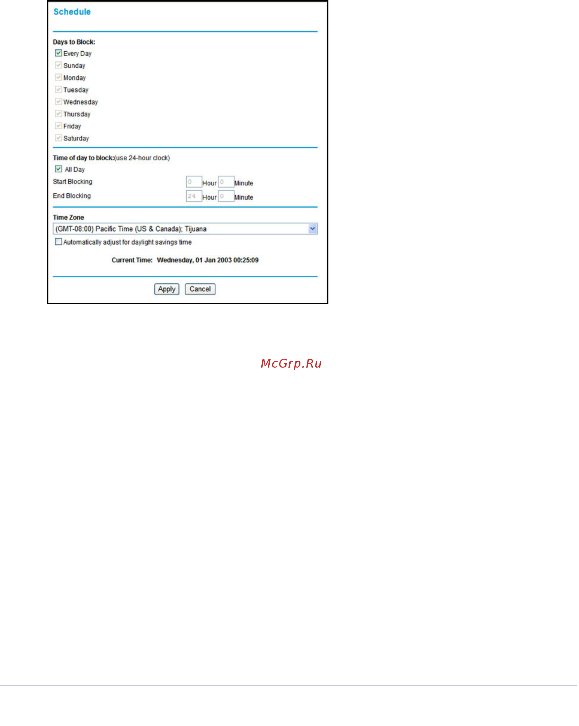 Netgear WNDR4000 [40/104] Set the time zone