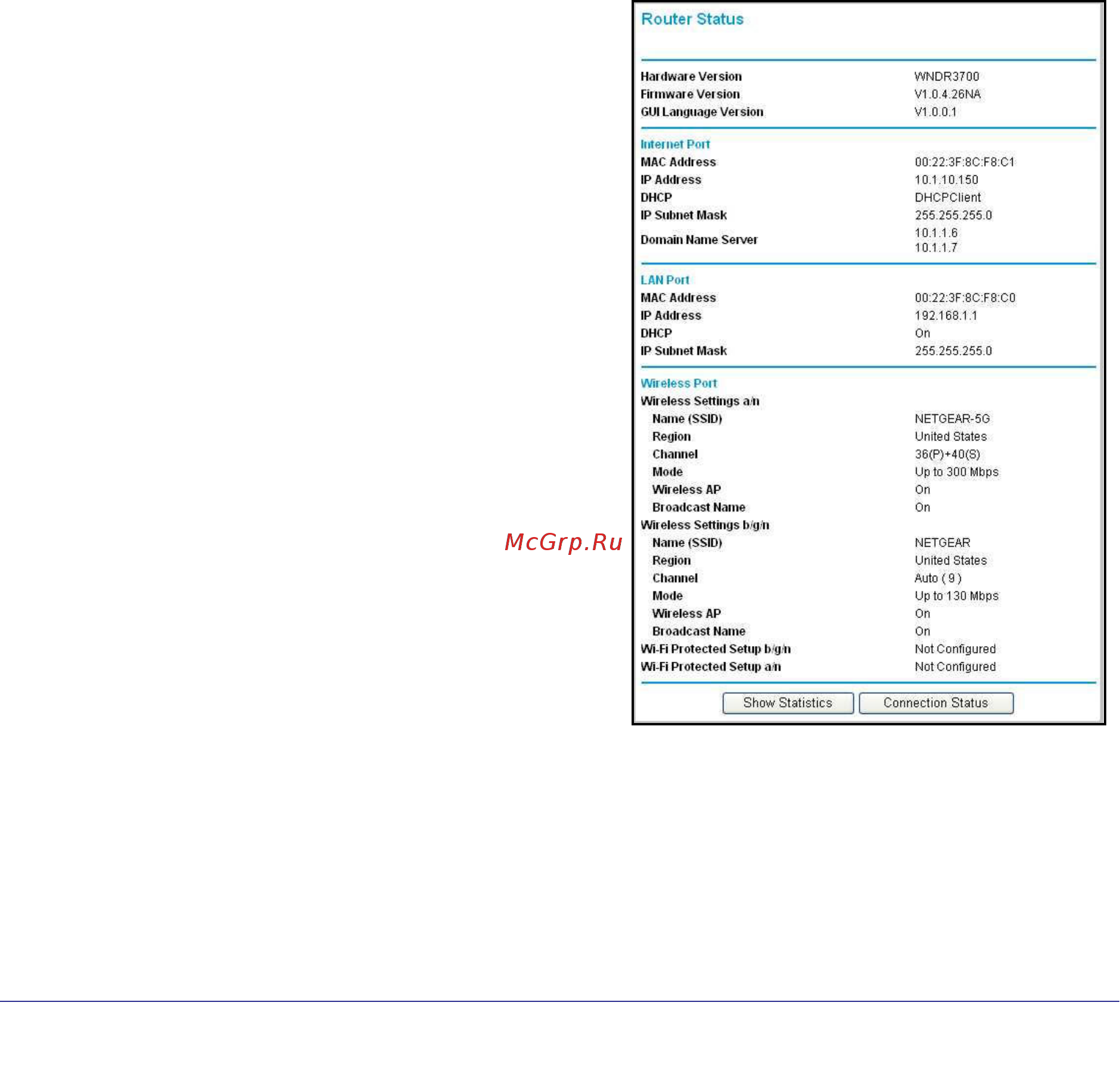 Netgear WNDR4000 [53/104] Internet port settings