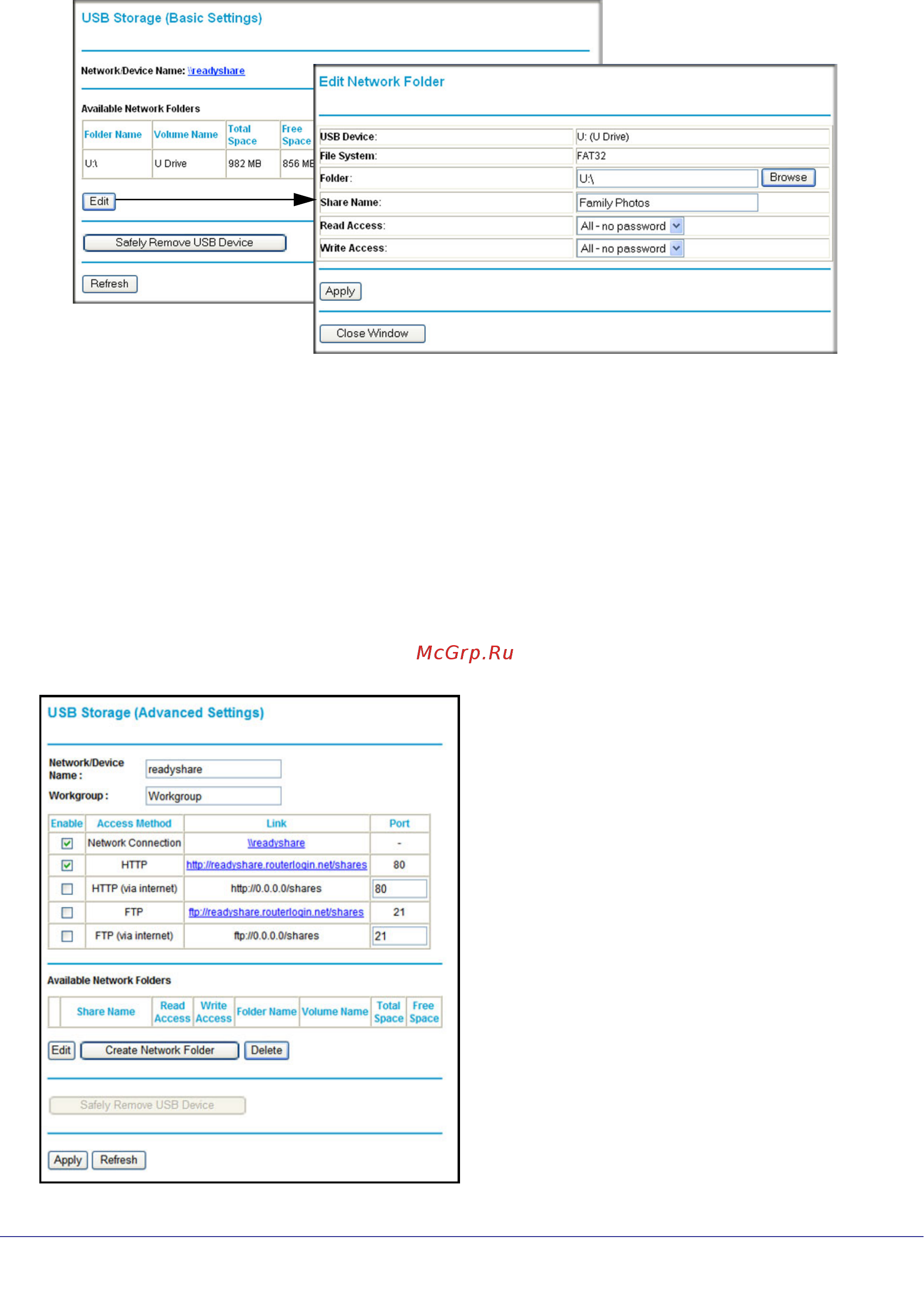 Netgear WNDR4000 [61/104] Usb storage advanced settings