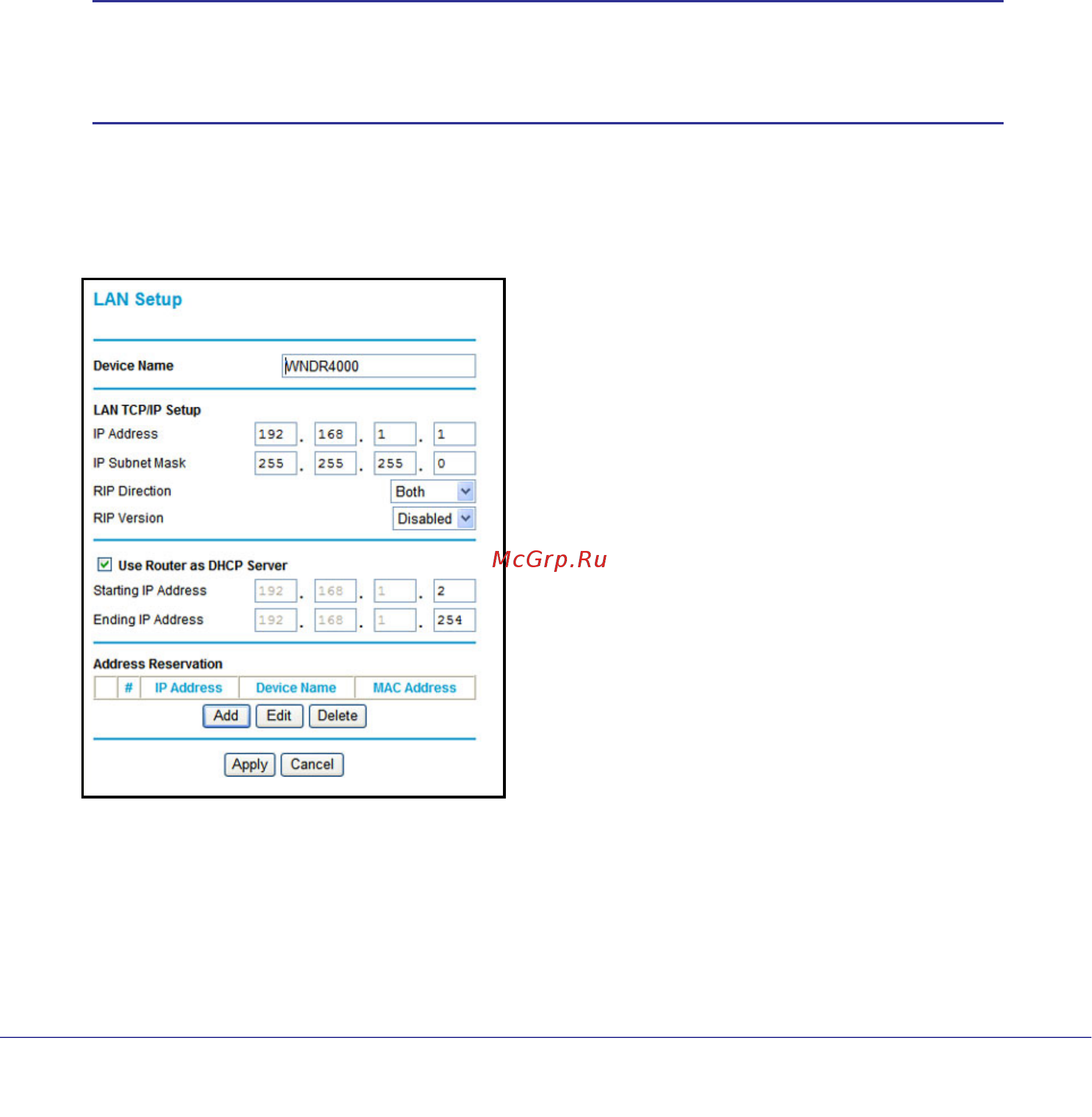 Netgear WNDR4000 [71/104] Lan setup