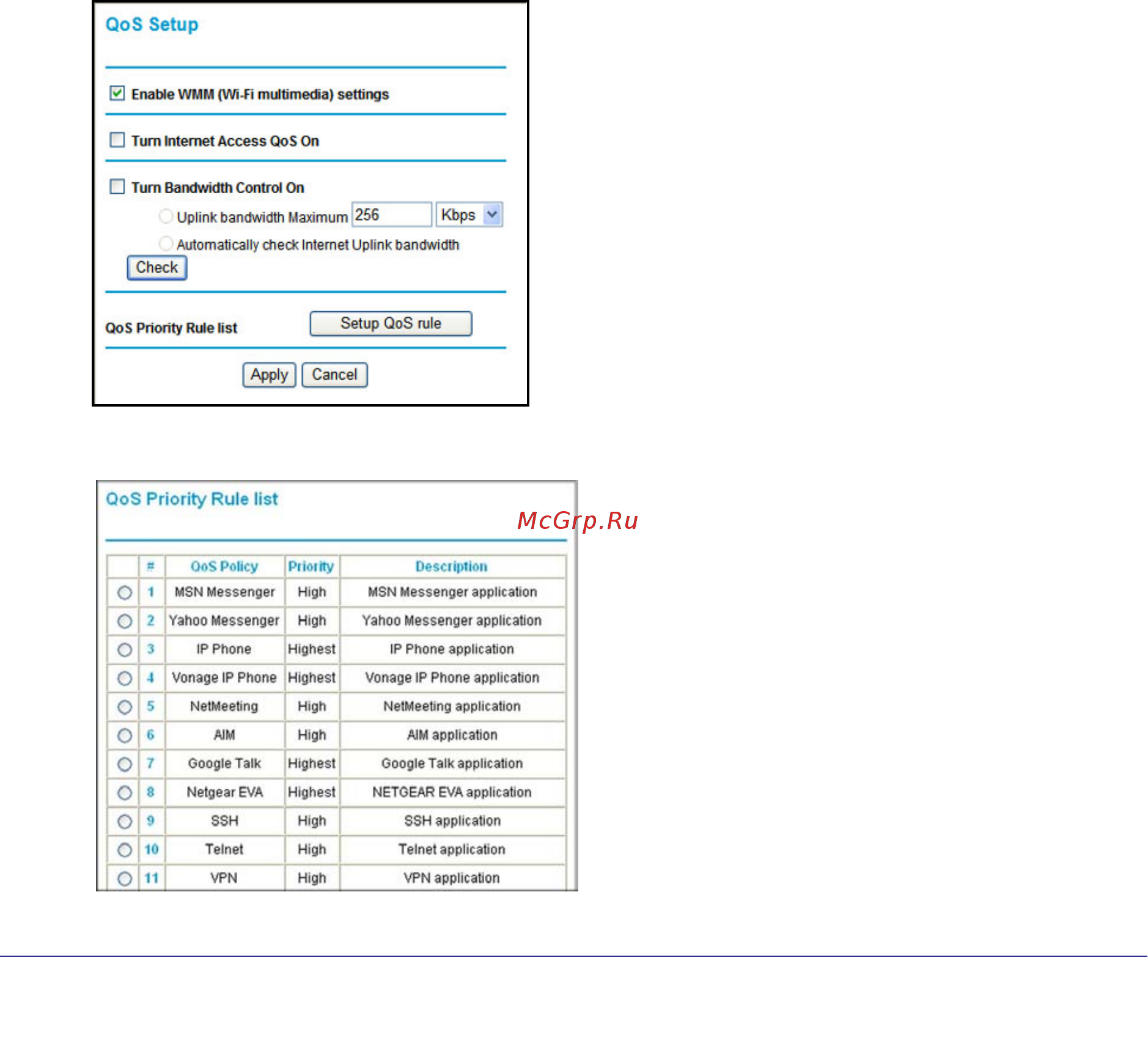 Netgear WNDR4000 [73/104] Quality of service qos