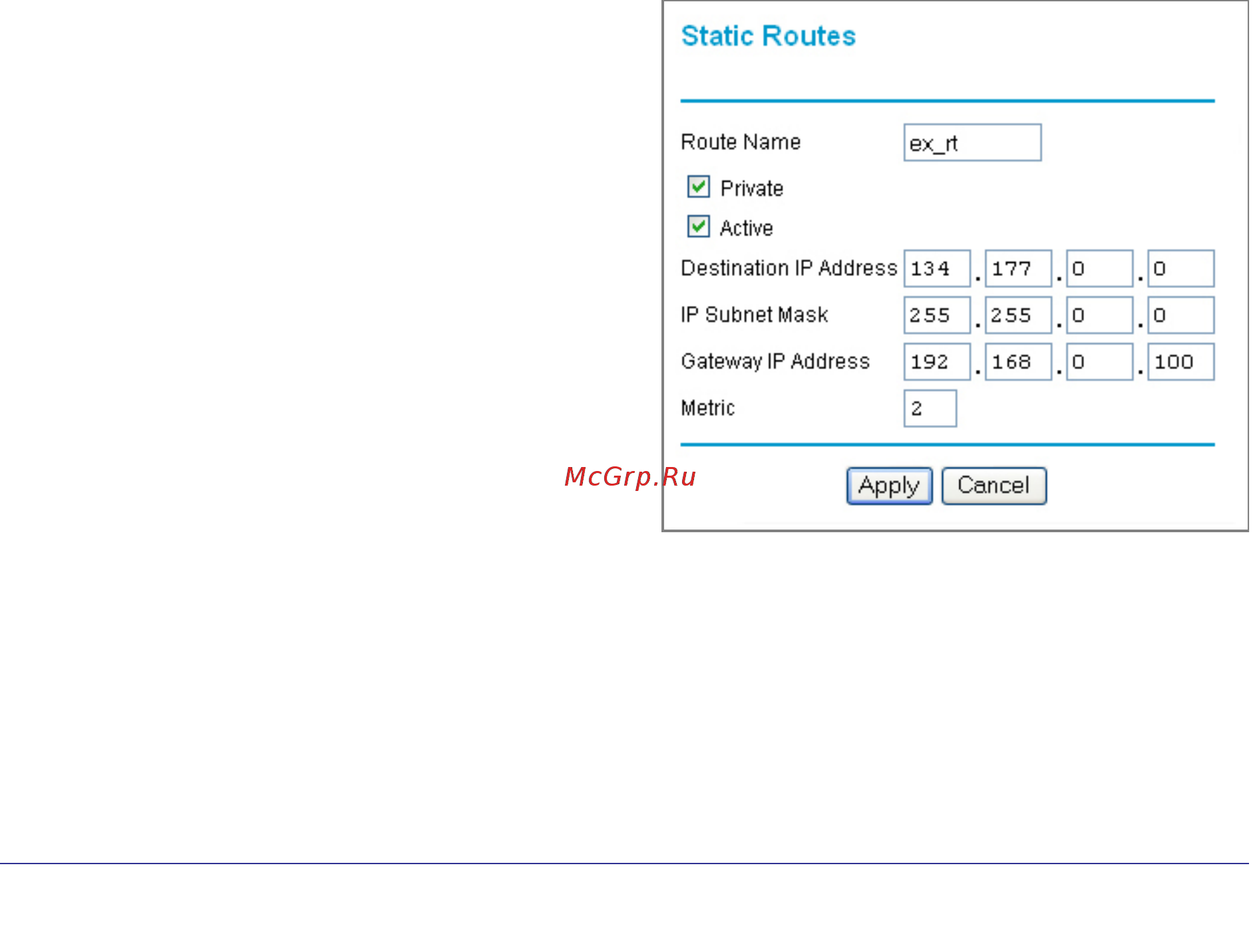 Netgear WNDR4000 [78/104] Static routes