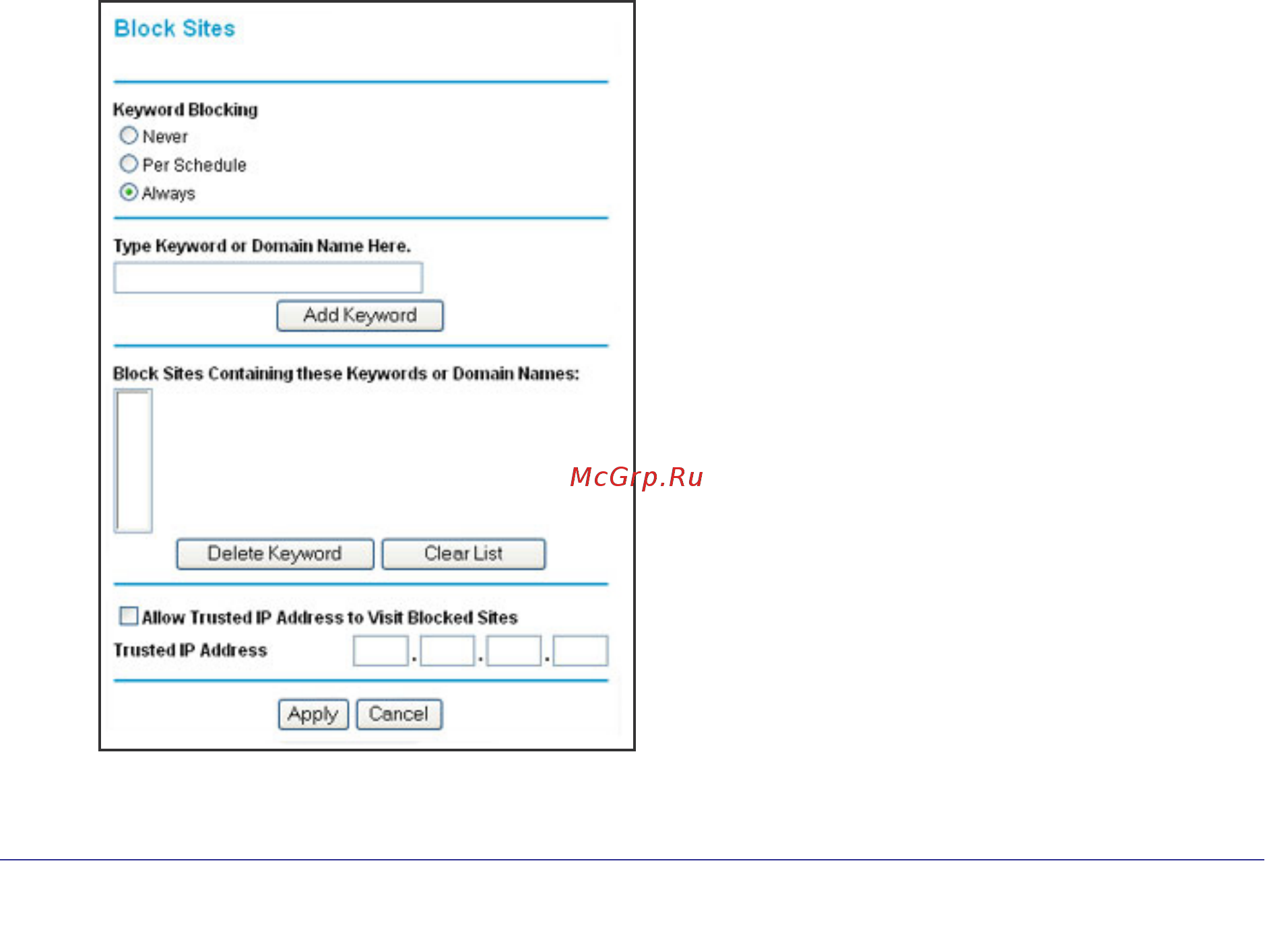 Netgear JWNR2000 [41/108] Live parental controls
