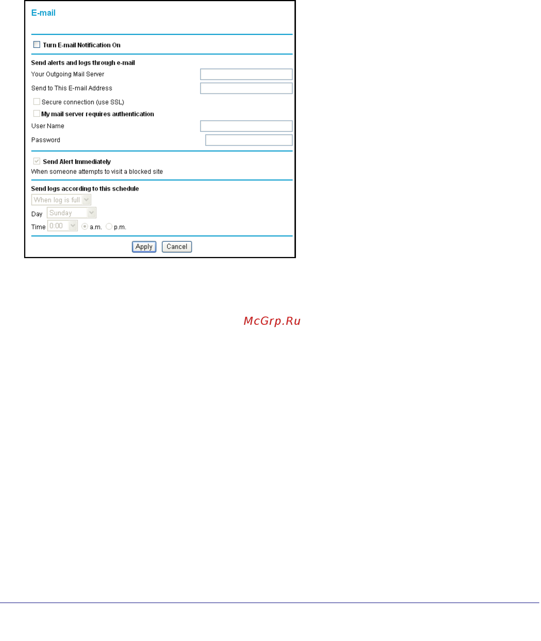 Netgear JWNR2000 [46/108] Enable security event email notification