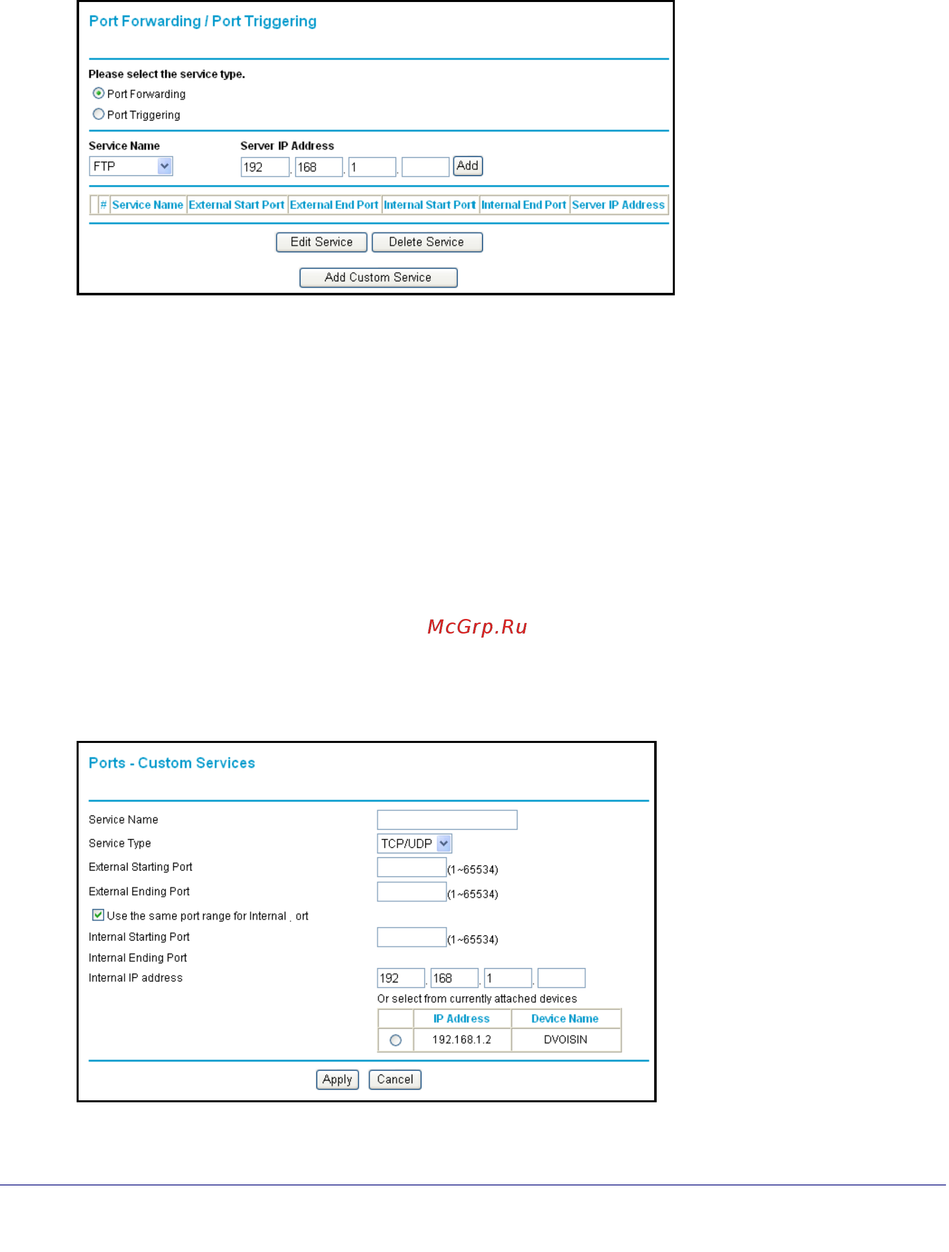 Netgear JWNR2000 [50/108] Add a custom service