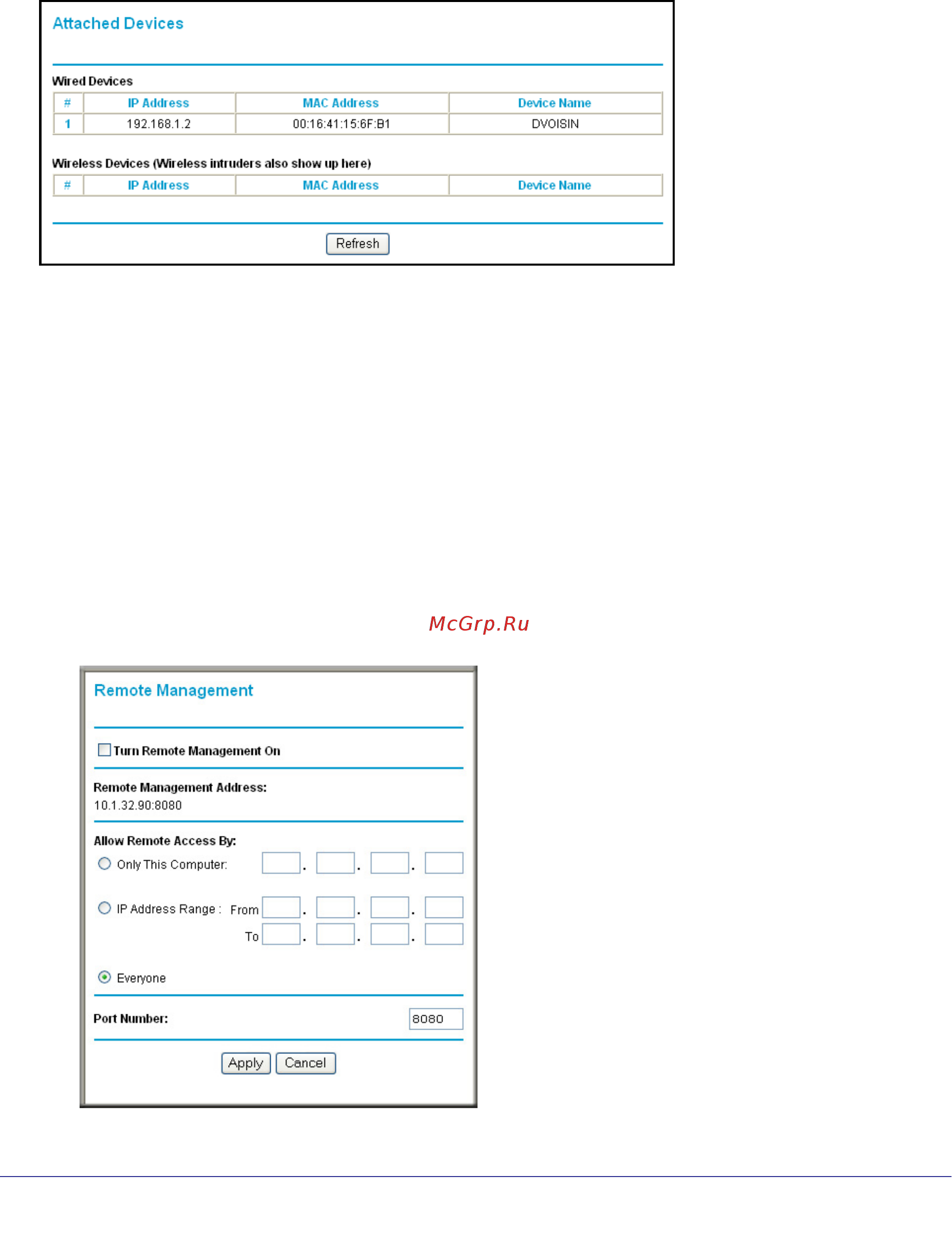 Netgear JWNR2000 [63/108] View attached devices