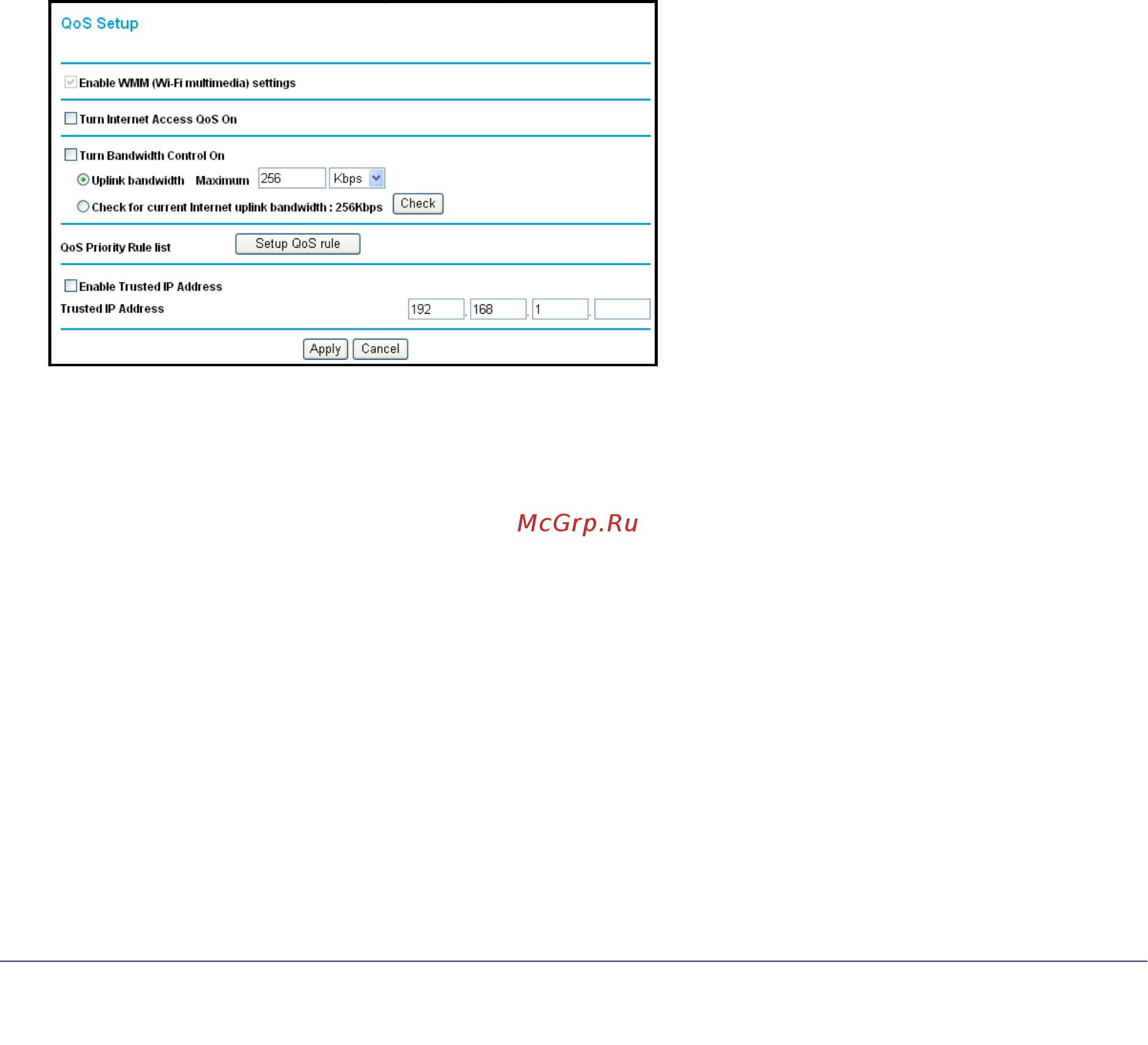 Netgear JWNR2000 [77/108] Wmm qos for wireless multimedia applications
