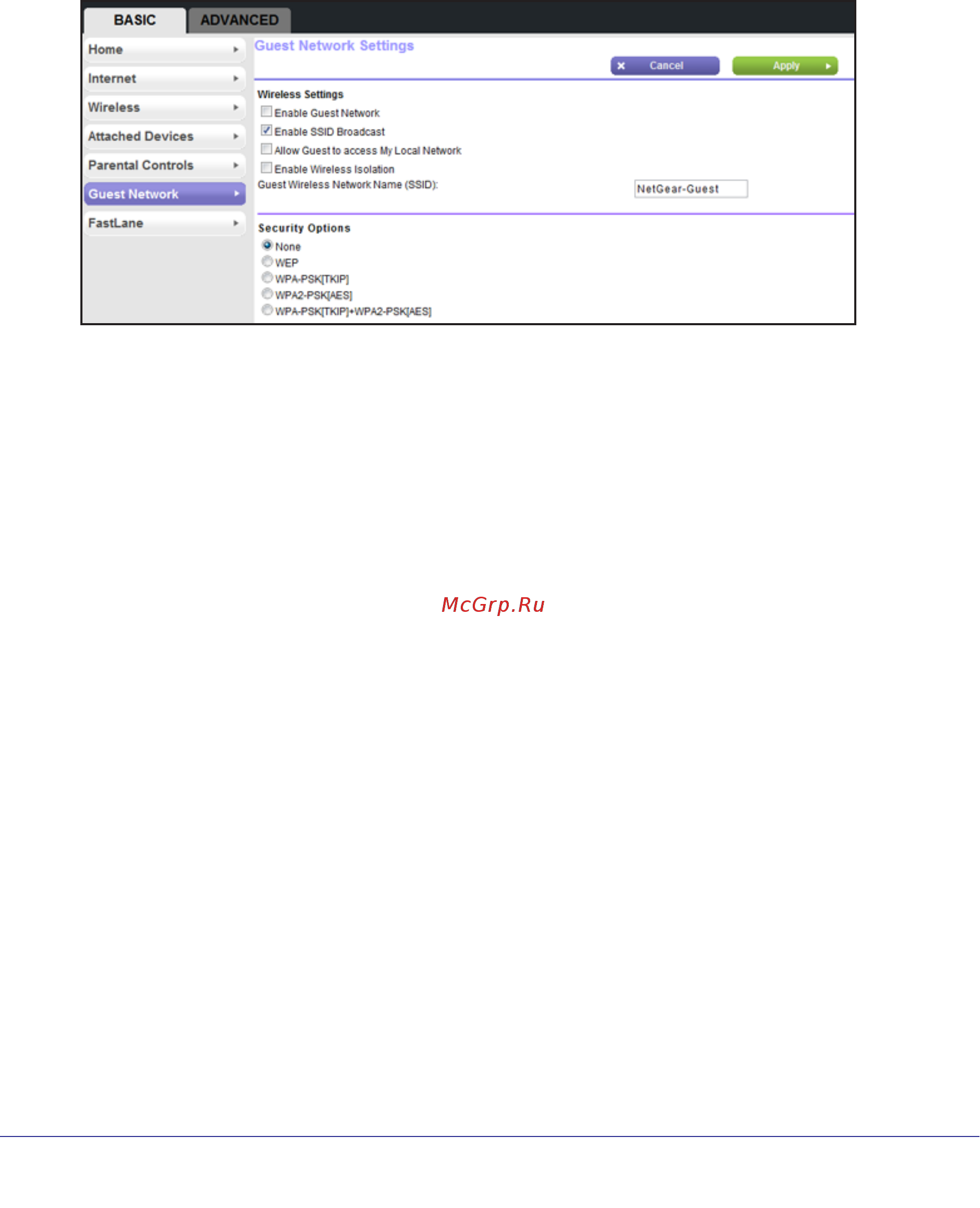 Netgear WNR612 [27/99] Guest networks