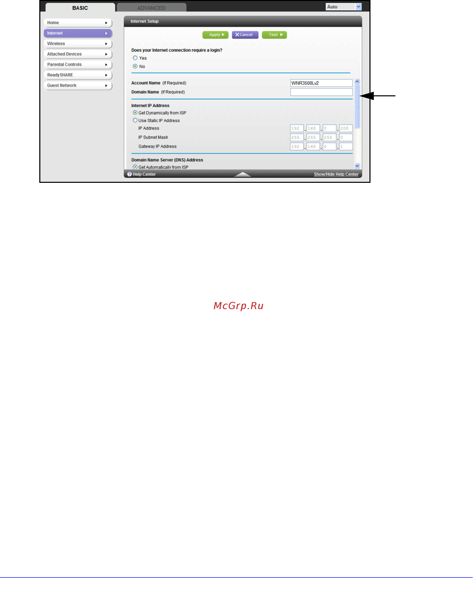 Netgear WNR3500L [22/114] Internet setup