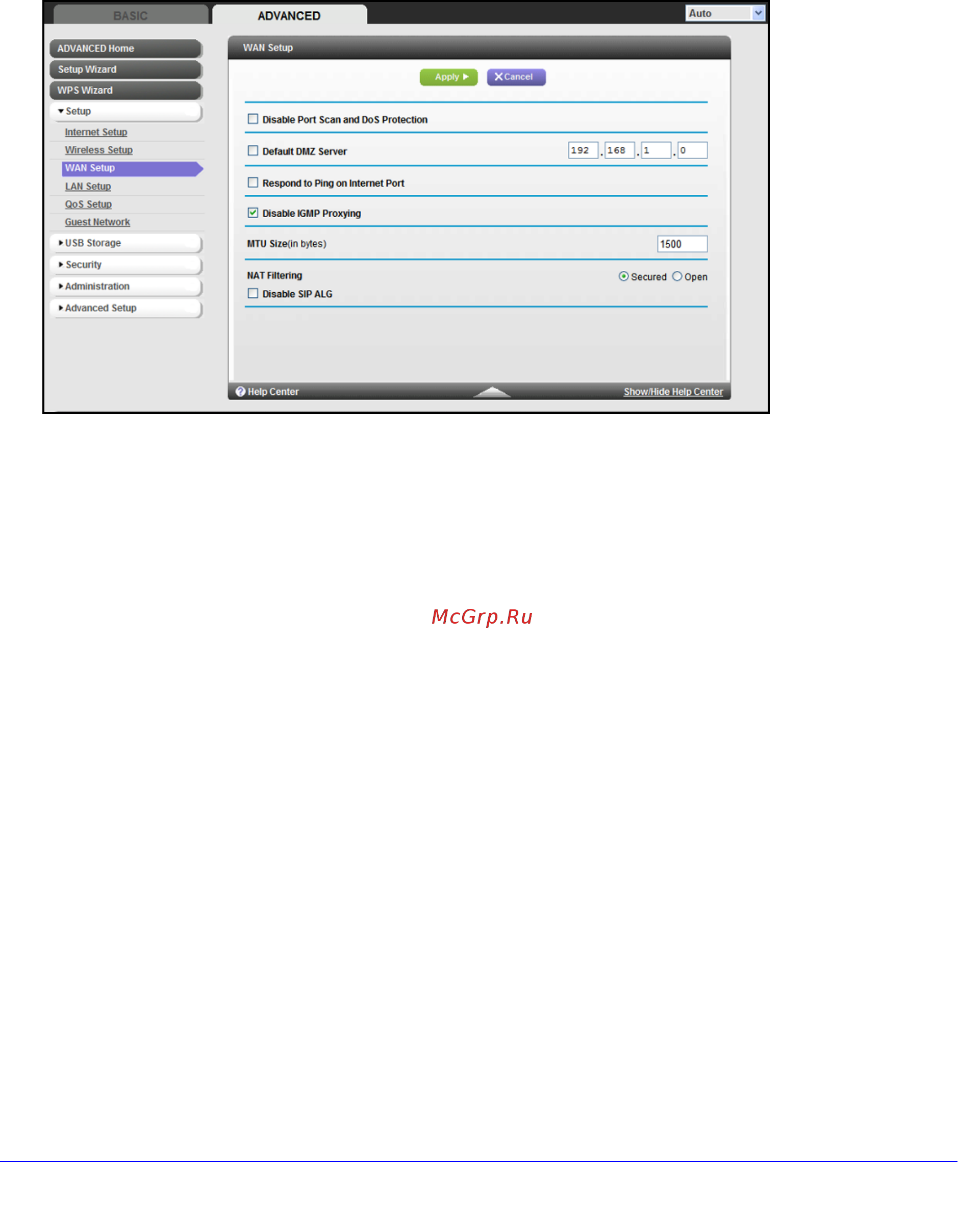 Netgear WNR3500L [35/114] Wan setup
