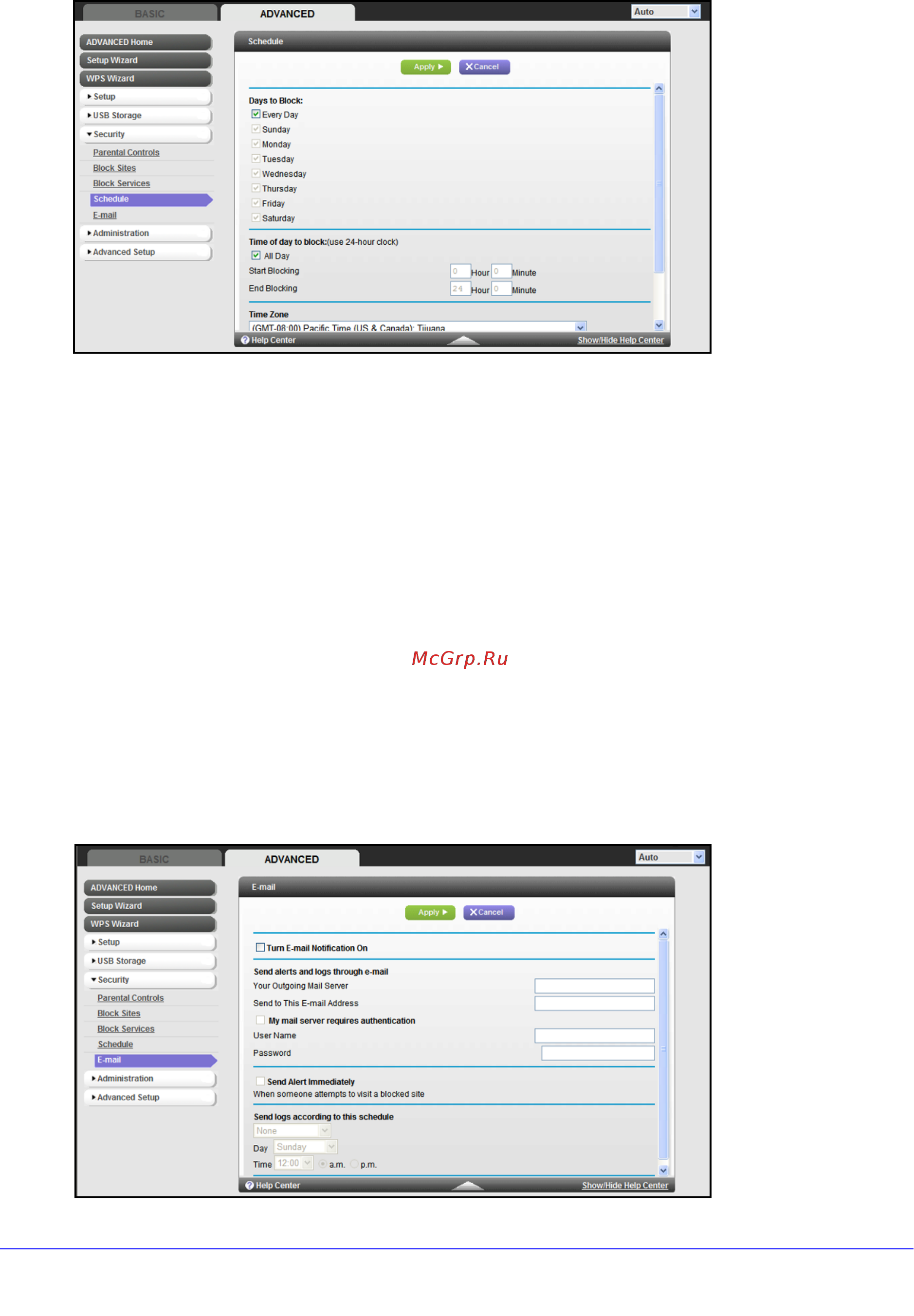 Netgear WNR3500L [59/114] Security event email notifications
