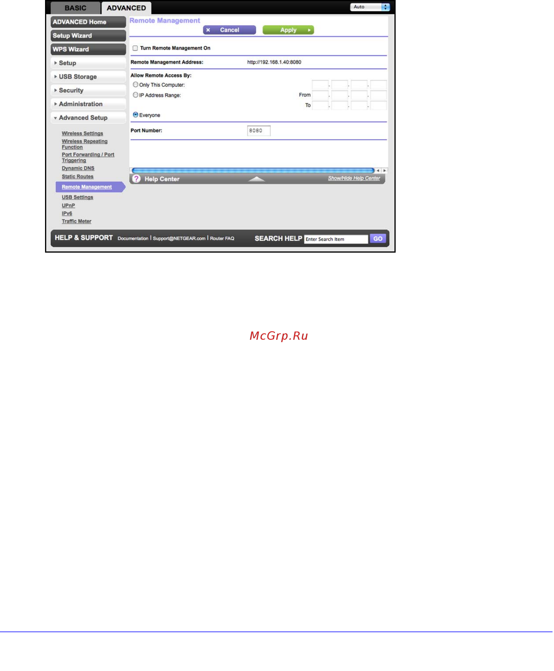 Netgear WNR3500L [88/114] Remote management