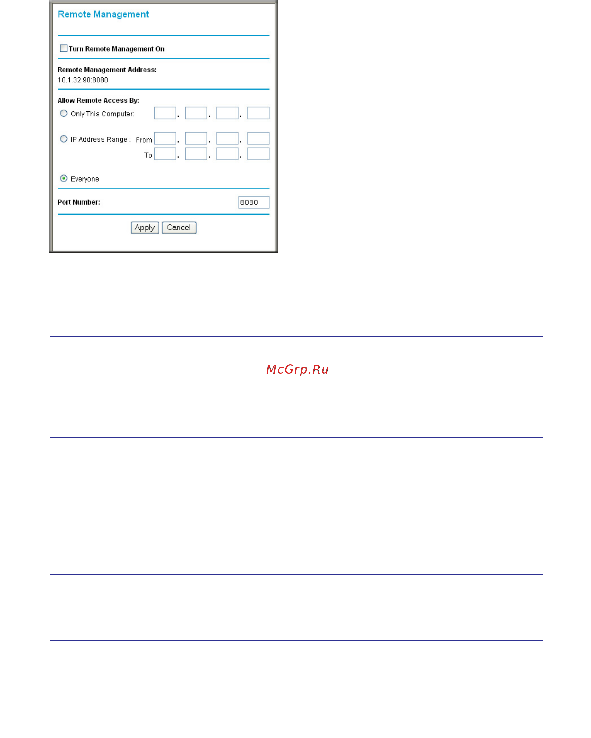 Netgear WNR1000 [87/112] Enabling remote management access