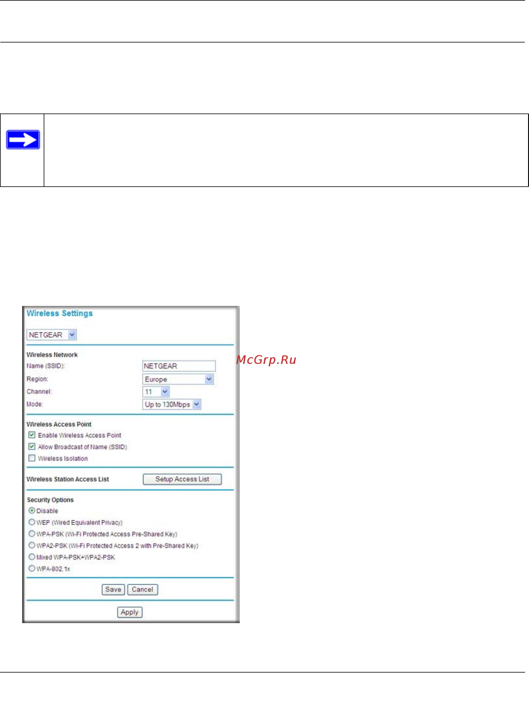 Netgear DGN3500 [23/119] Manually configuring your wireless settings