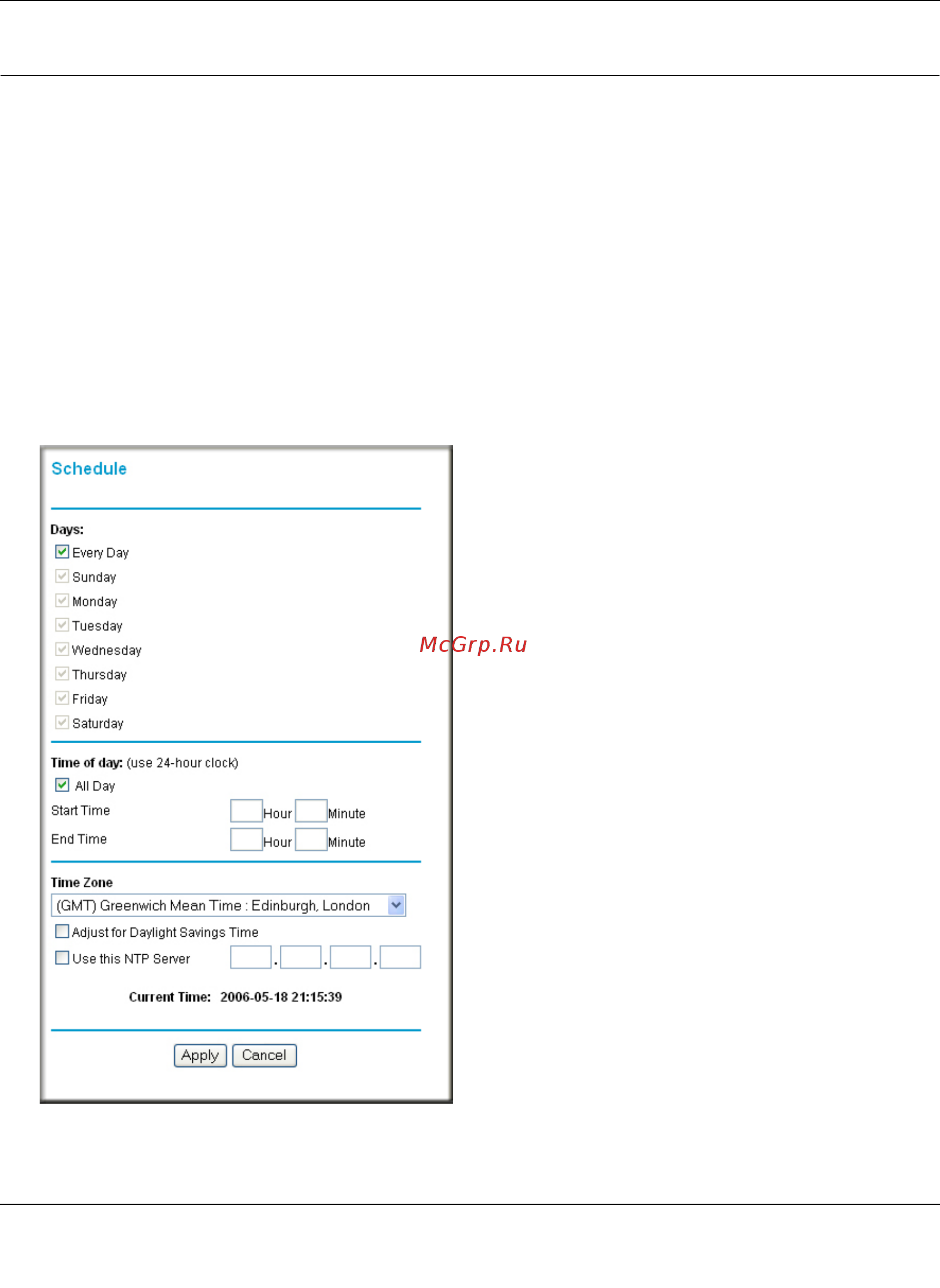 Netgear DGN3500 [53/119] Setting your time zone