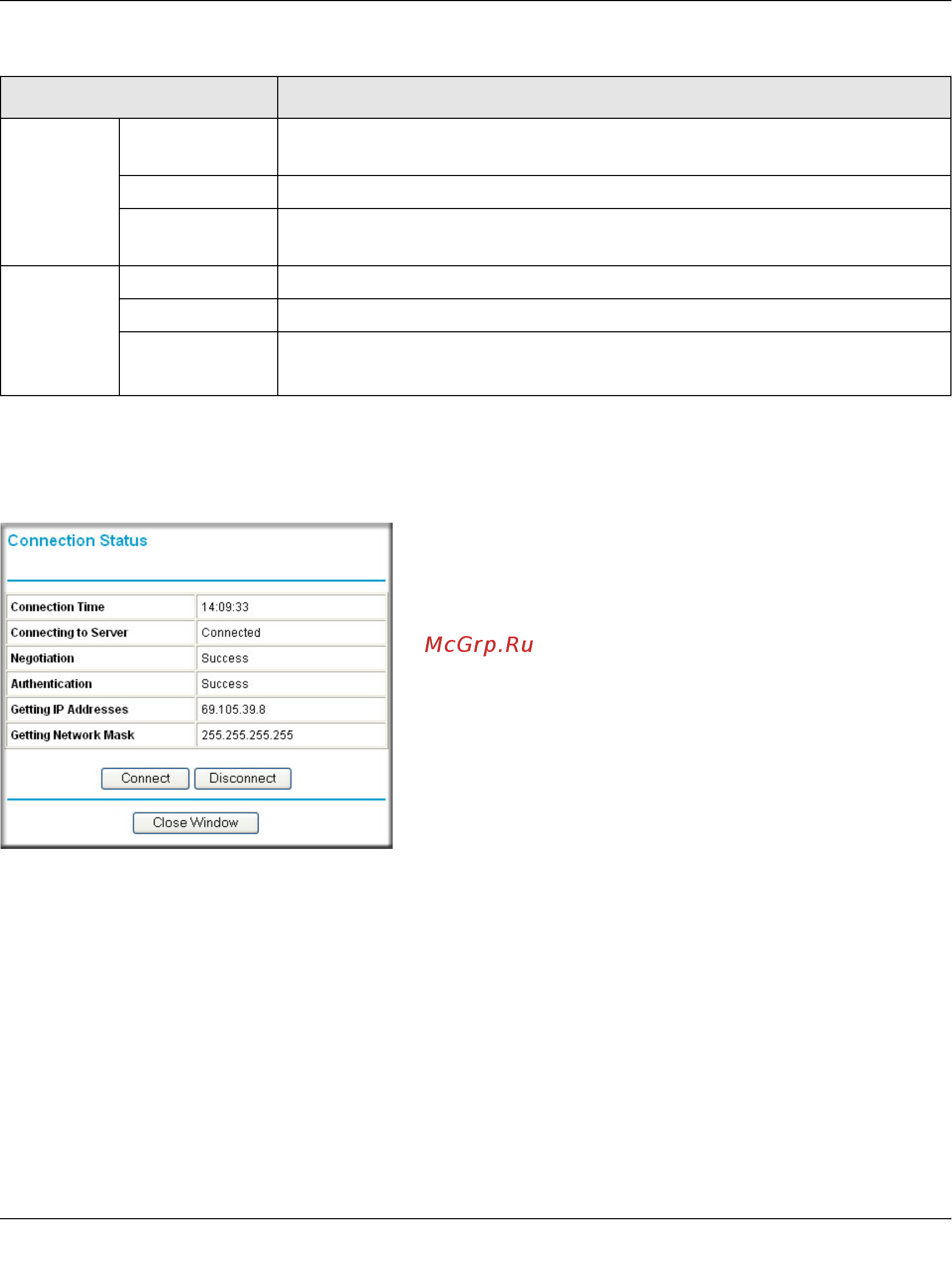 Netgear DGN3500 [62/119] Connection status