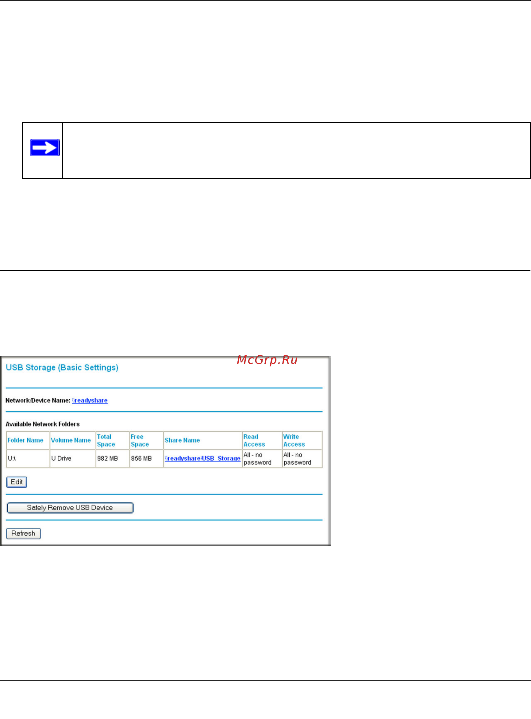Netgear DGN3500 [93/119] Usb storage basic settings