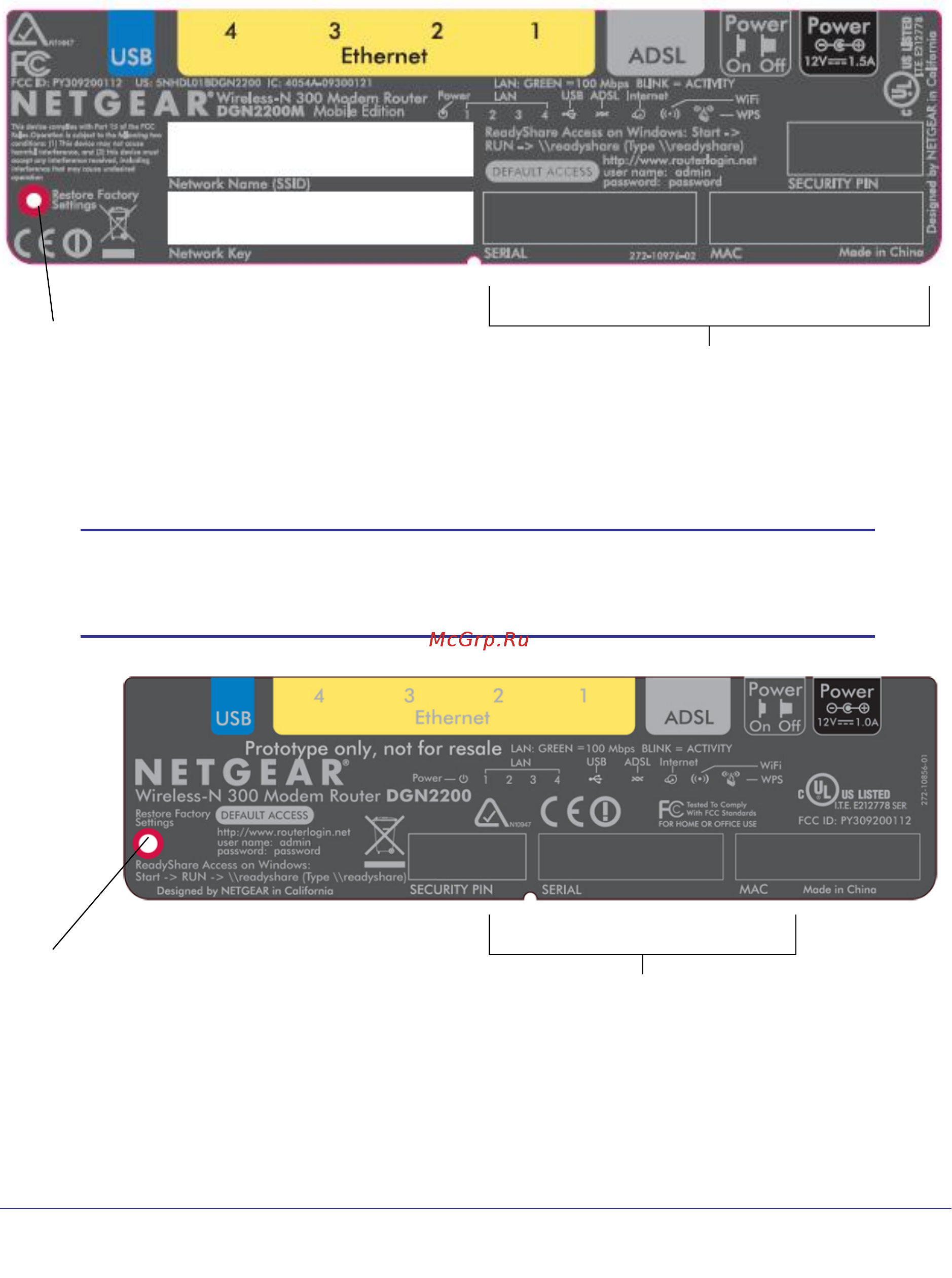 Netgear DGN2200 [29/124] Preset security