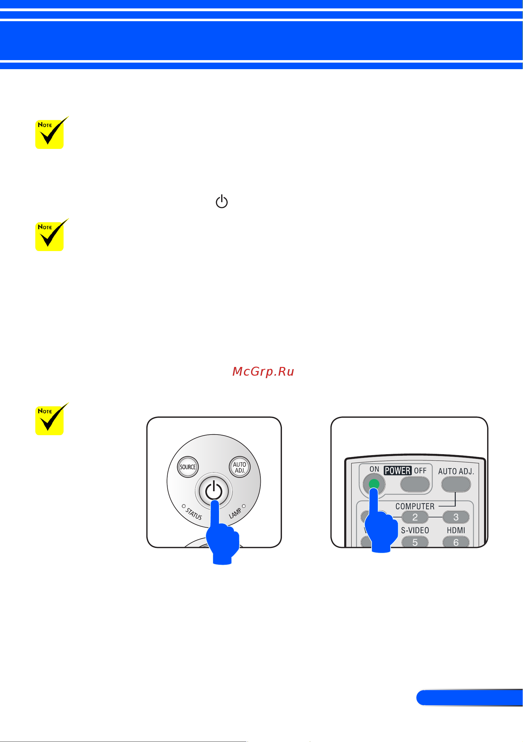 Nec U300X [32/82] Powering on off the projector