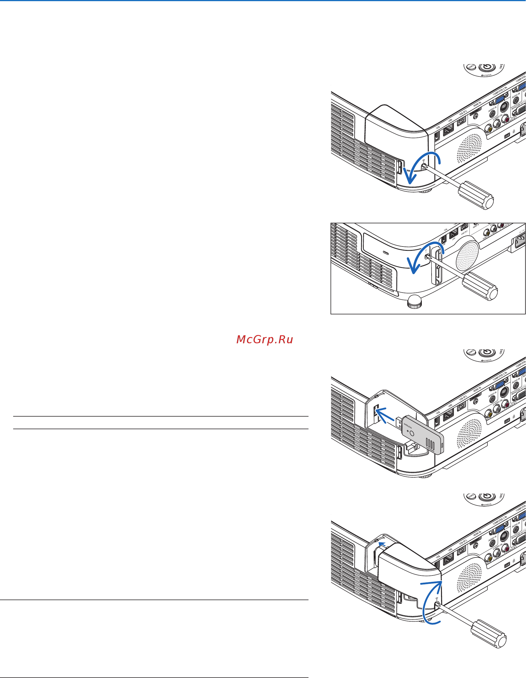 Nec M420X [122/155] Installation and connections