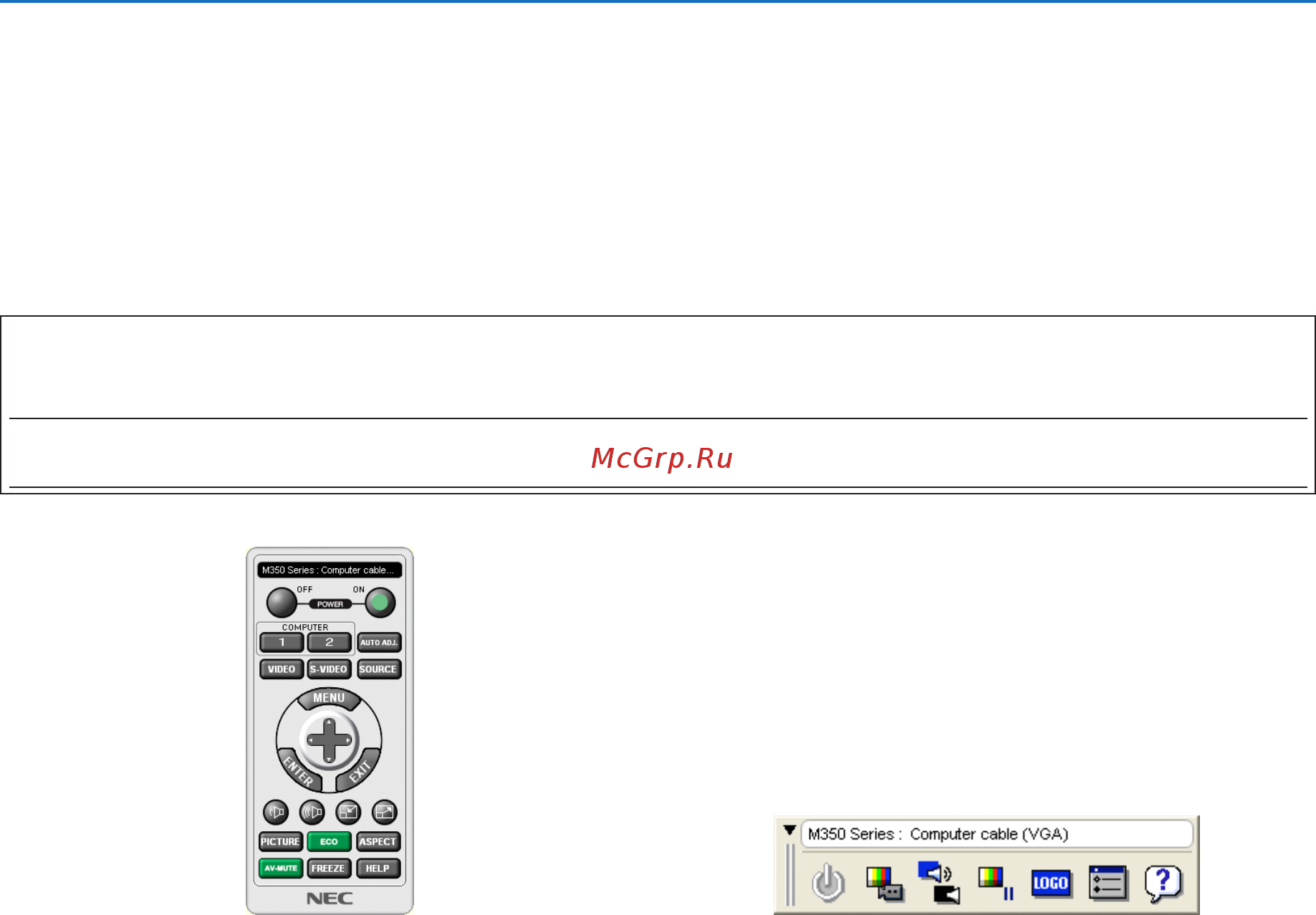 Nec M420X [45/155] 6 using the computer cable vga to operate the projector virtual remote tool