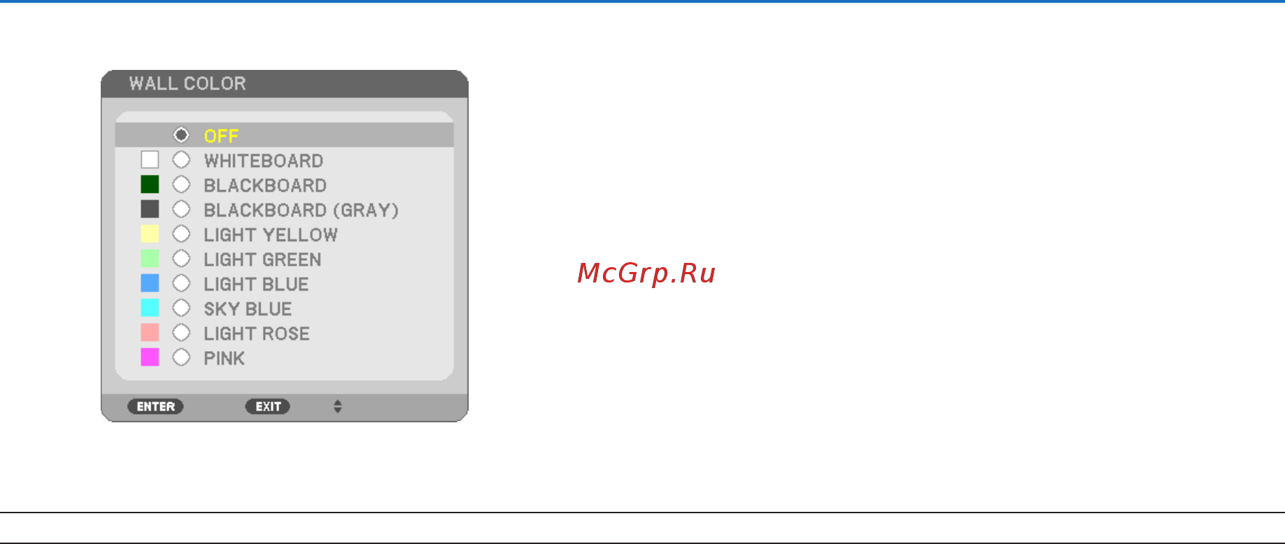 Nec M420X [92/155] Using on screen menu