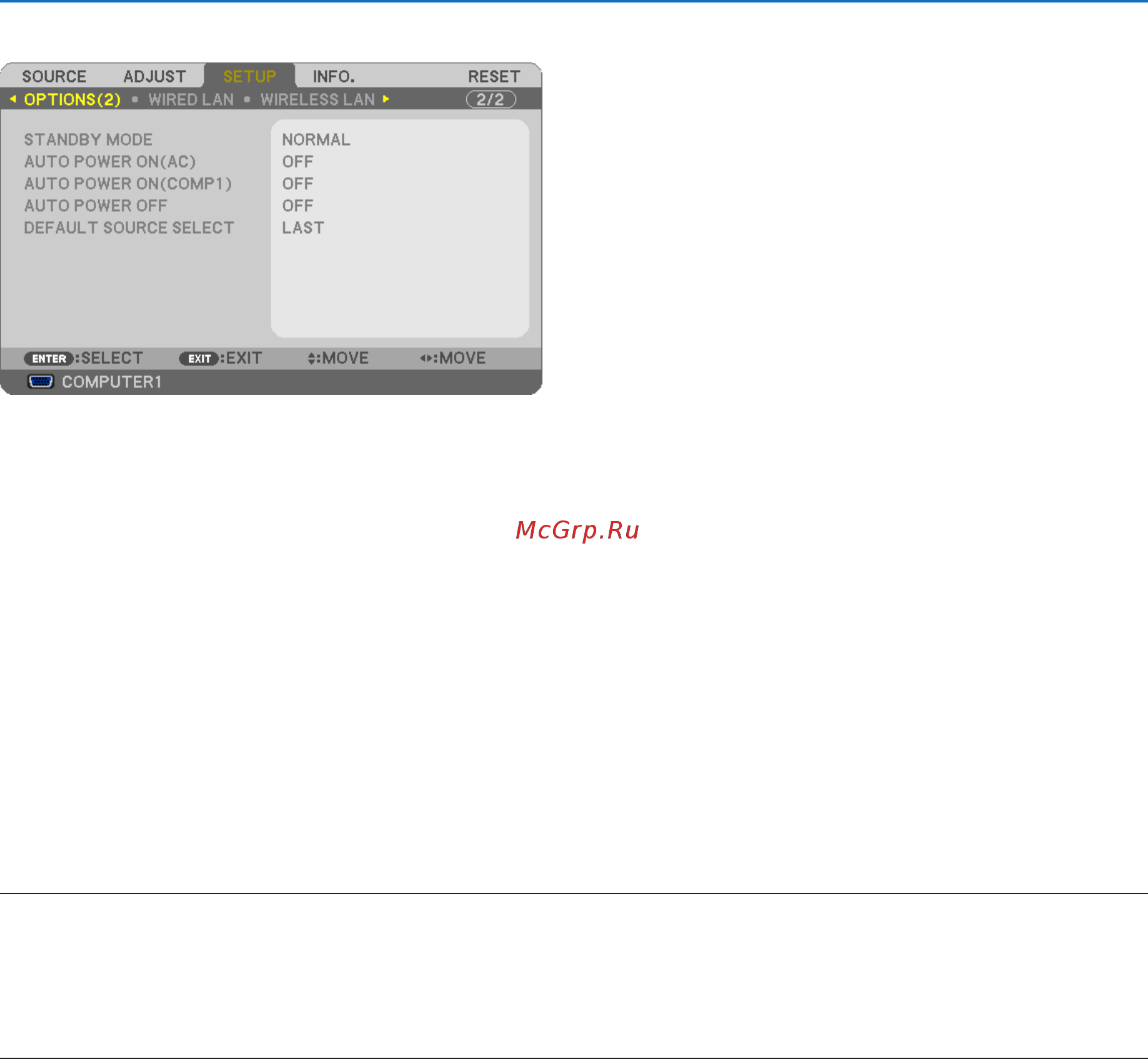 Nec M420X [99/155] Options 2