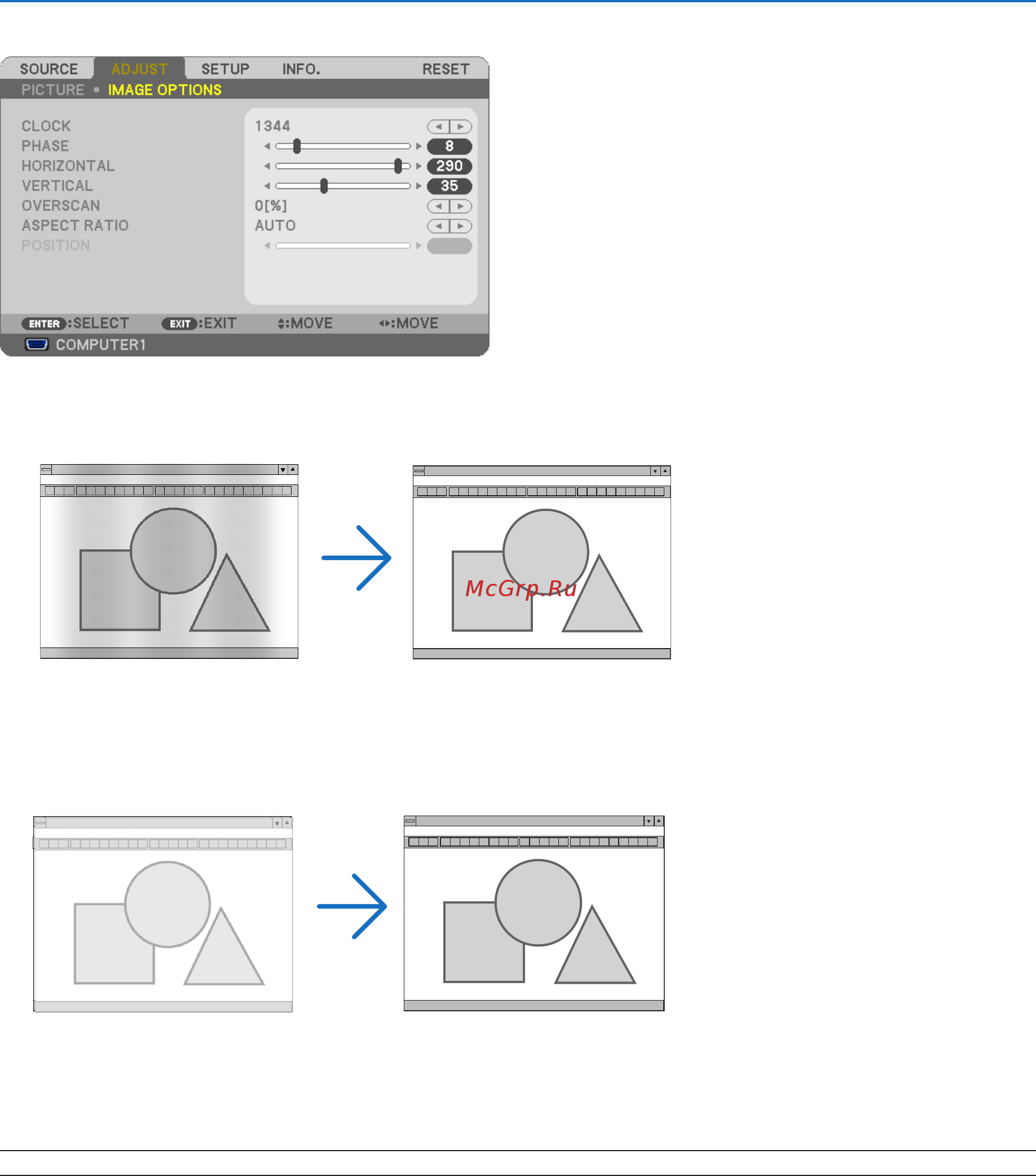 Nec M350X [81/136] Image options