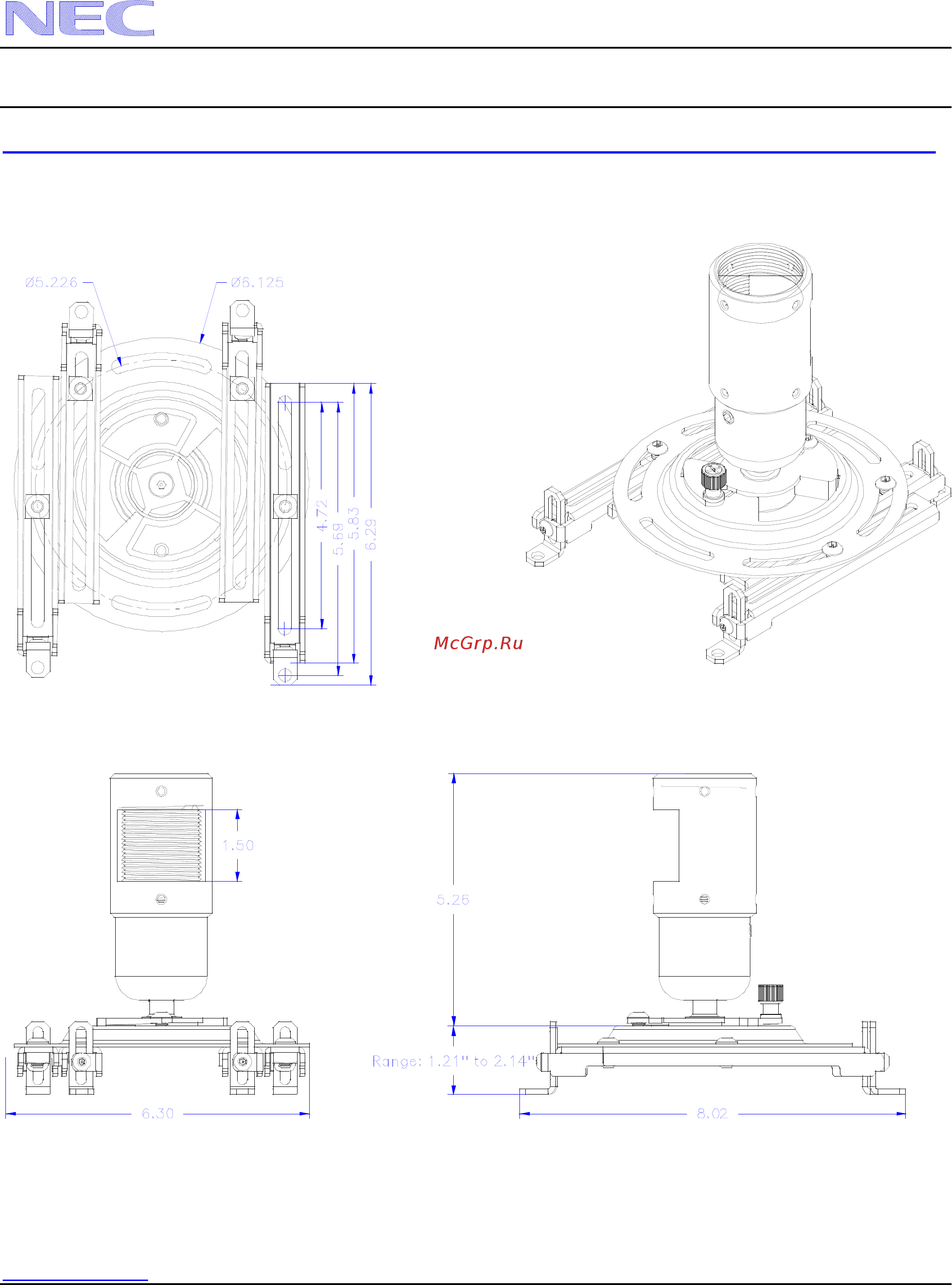 Nec V300W [7/8] V260 v260x v300x v300w installation guide