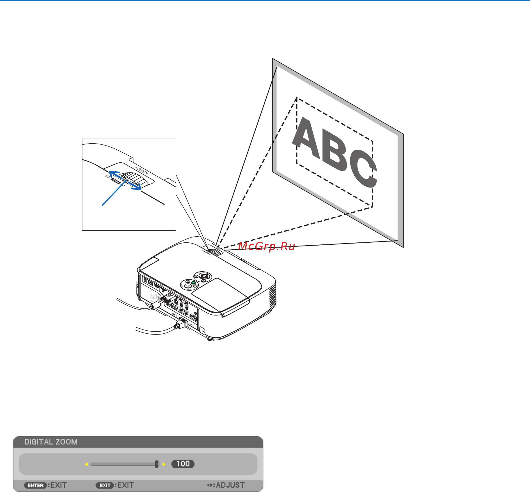 Nec M300WS [31/155] Projecting an image basic operation