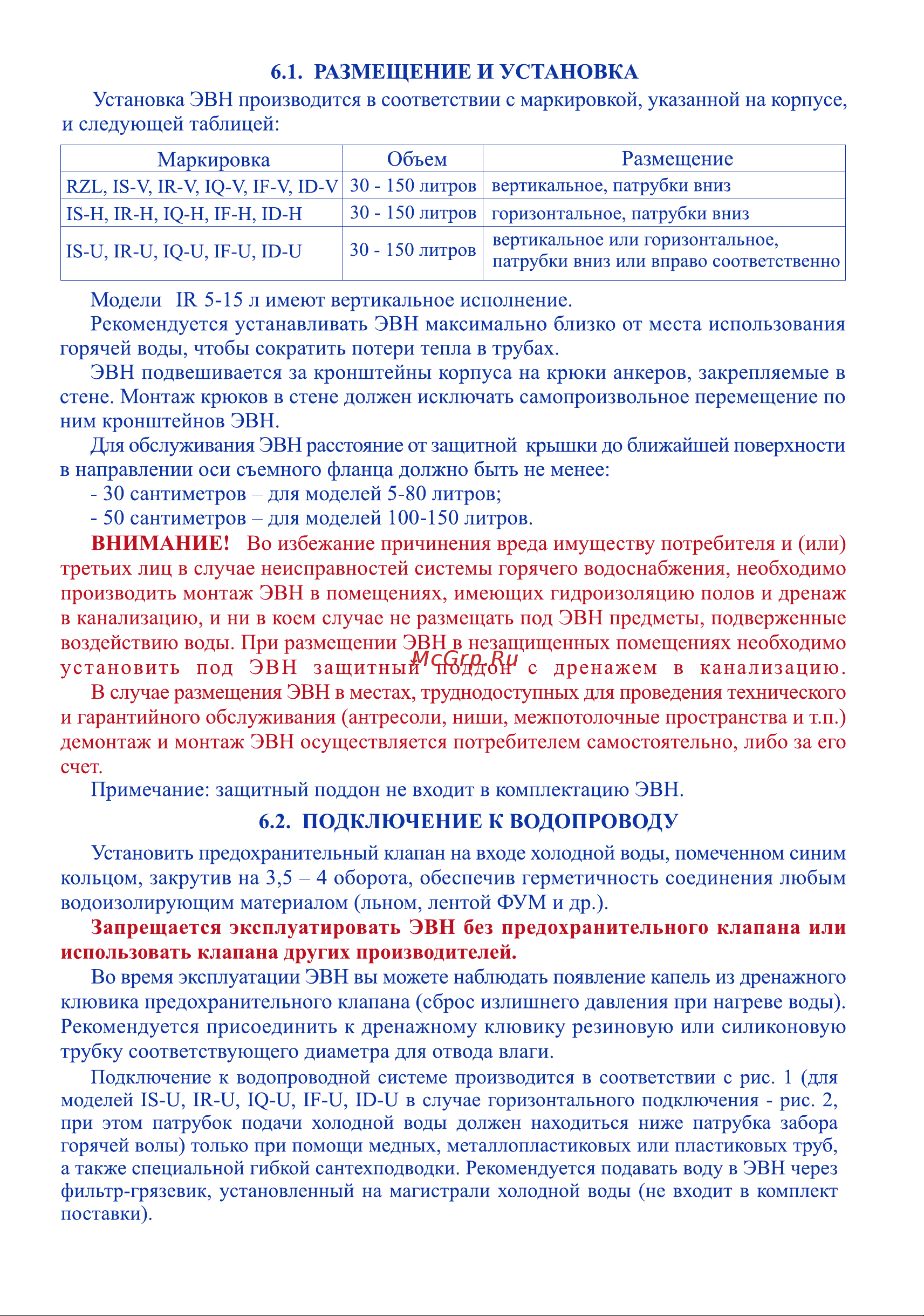 Thermex Round Plus IR 100 V [5/12] Страница 7
