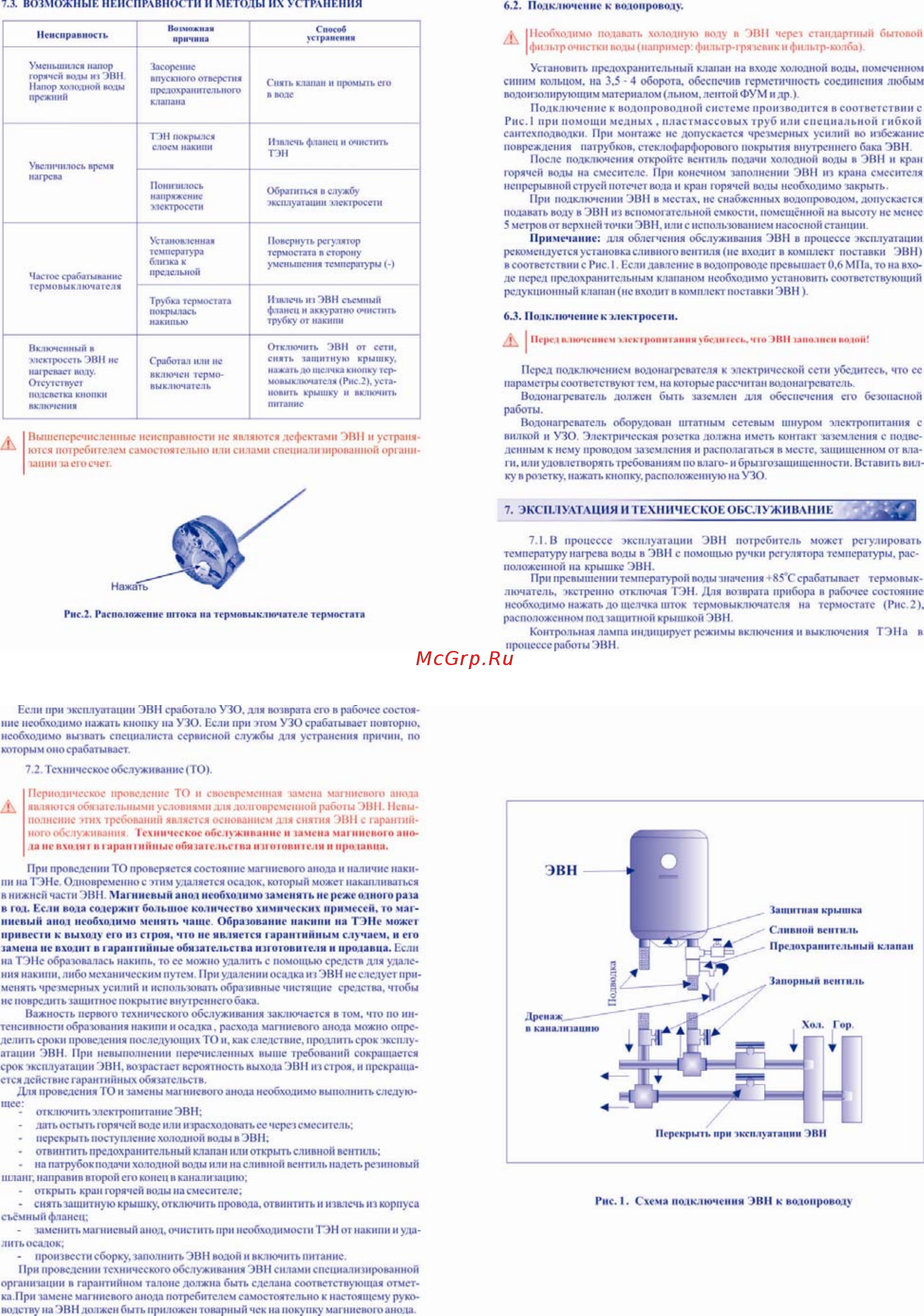 Thermex Champion ER 150 V Инструкция по эксплуатации онлайн [3/3] 8482