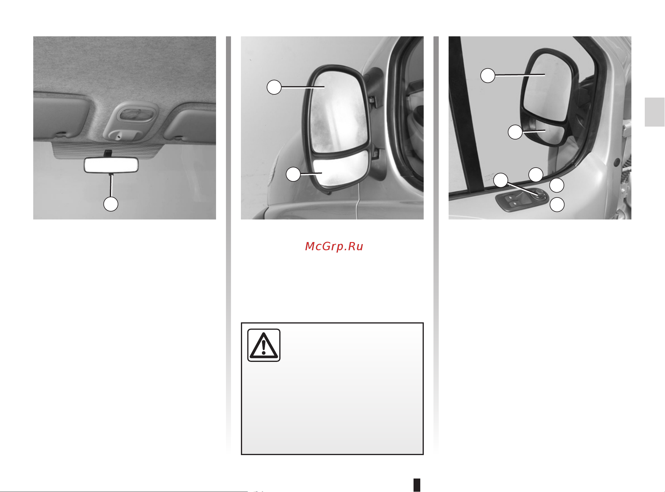 Renault Trafic Fourgon (2011) [75/230] Зеркала заднего вида