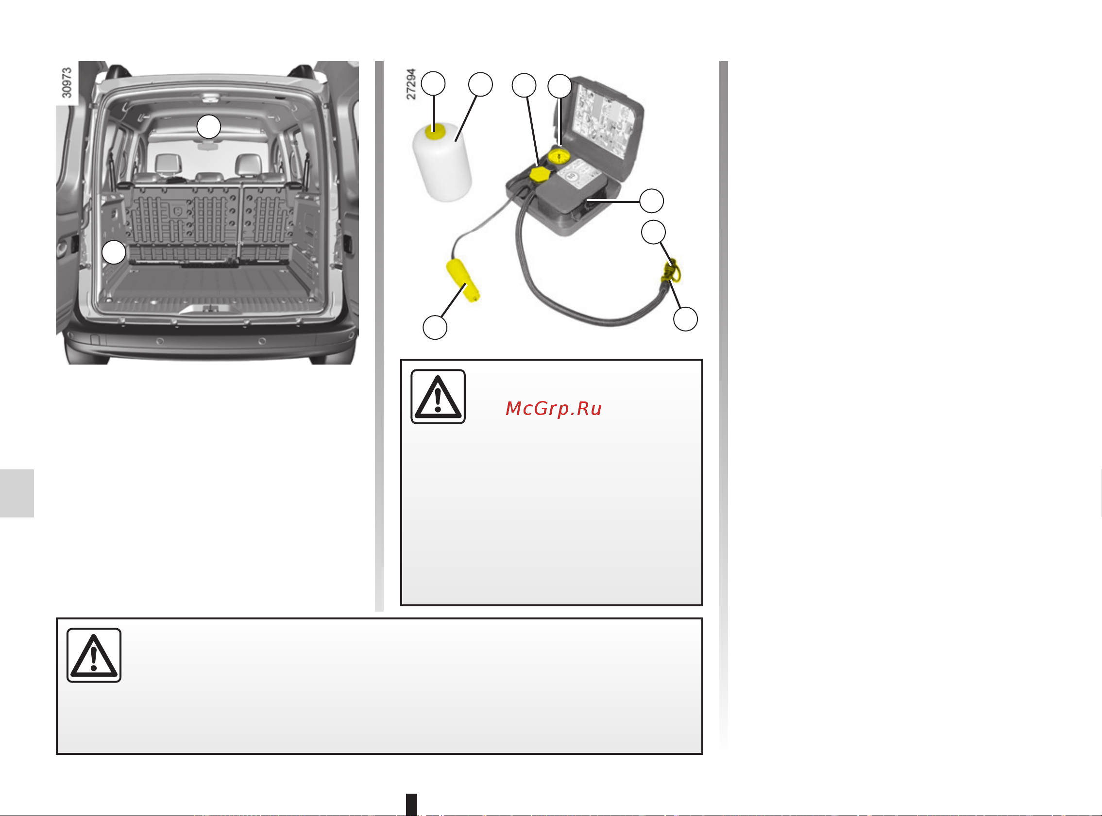Renault Kangoo Fourgon (2011) [160/220] Комплект для накачивания шин