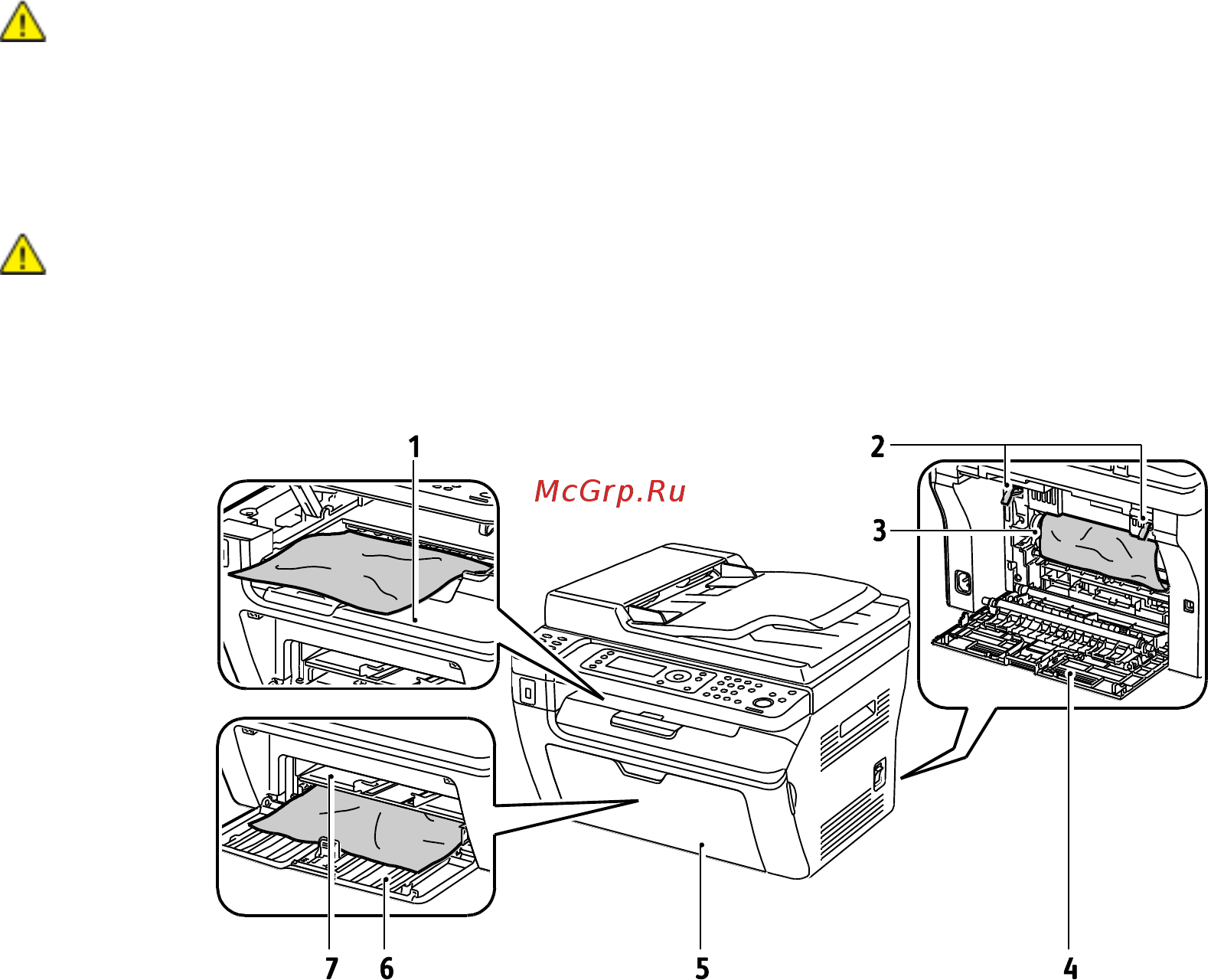 Xerox WorkCentre 3045NI [157/200] Застревание бумаги