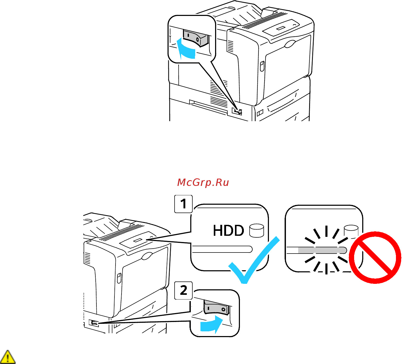 Xerox Phaser 7100N [28/138] Включение и выключение принтера