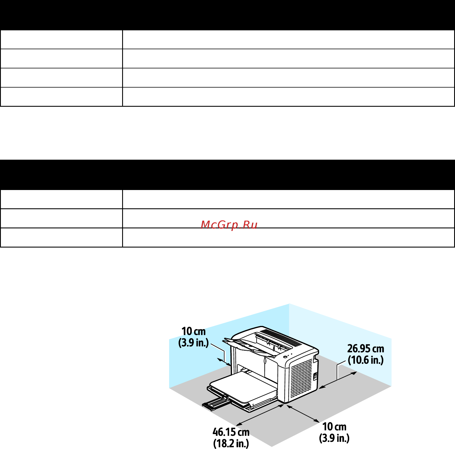 Xerox Phaser 3040B [61/76] Physical specifications
