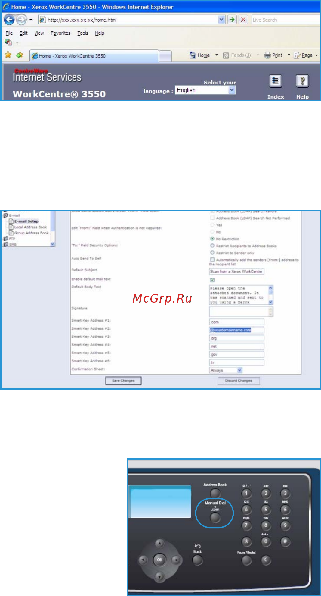 Xerox WorkCentre 3550 [84/226] Smart key addresses
